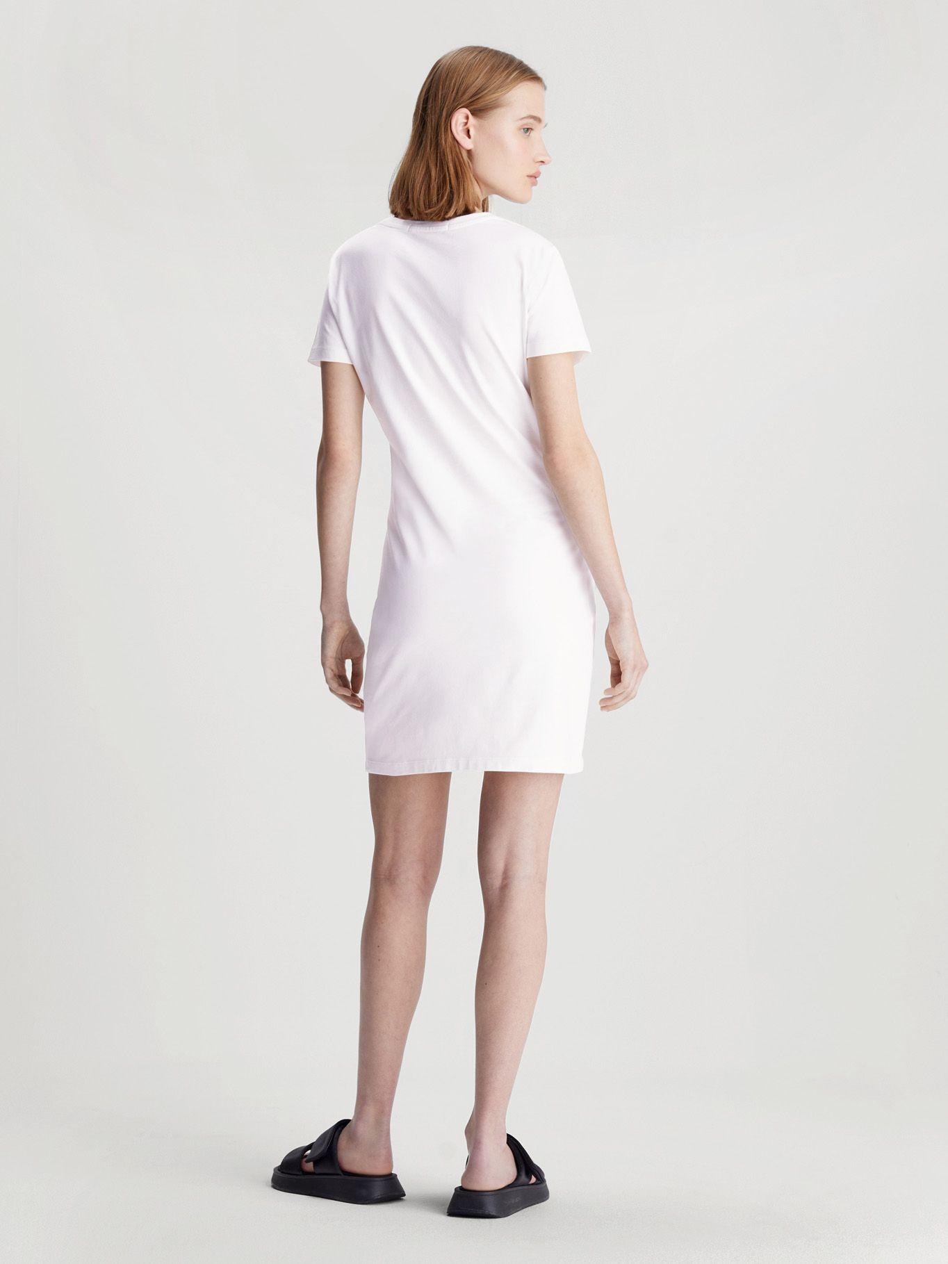 Vestido Diffused Monologo Blanco Calvin Klein-1