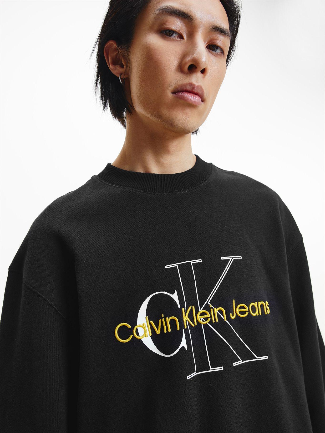 Polerón Two Tone Monogram Negro Calvin Klein-3