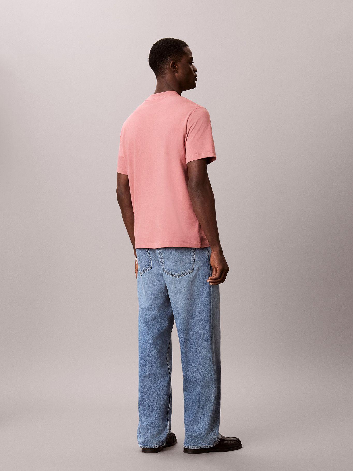 Polera con Gráfico de Logo Rosado Calvin Klein-2