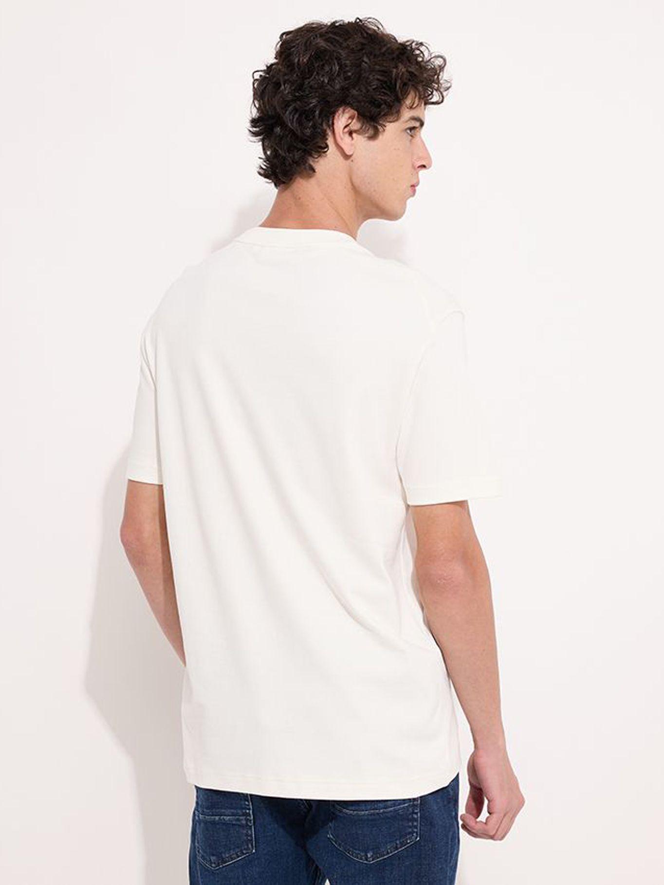 Polera Textured Embroidery Blanco Calvin Klein-2