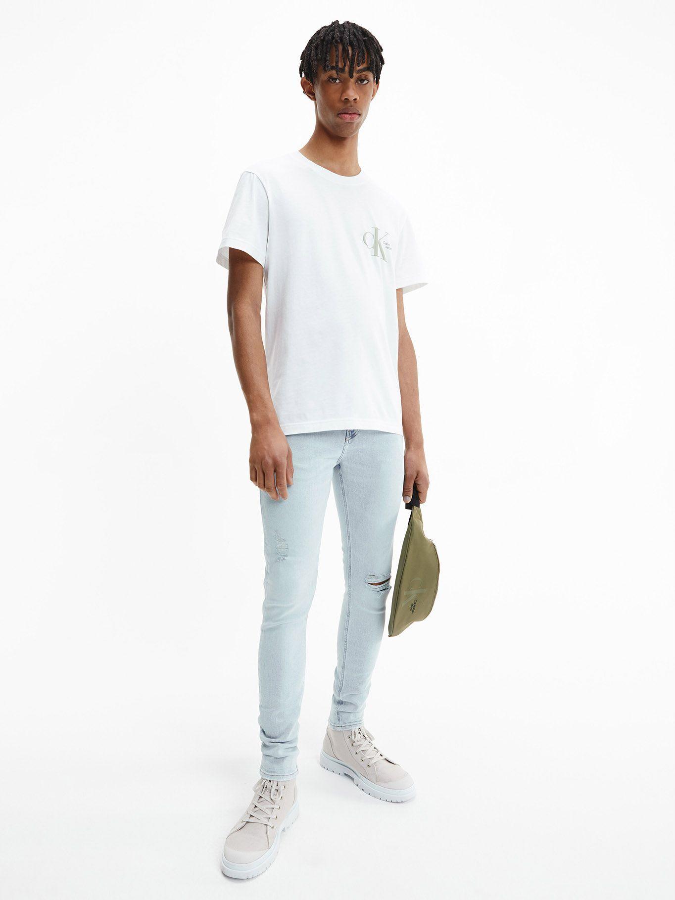 Polera Ck Back Blanco Calvin Klein-1