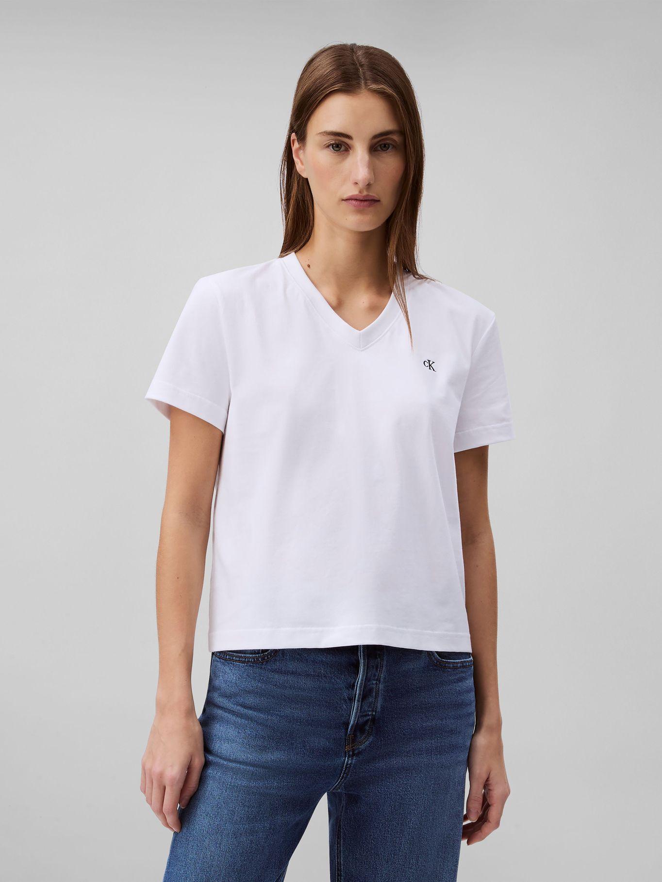 Polera con Logo Archive 110 Blanco Calvin Klein-0