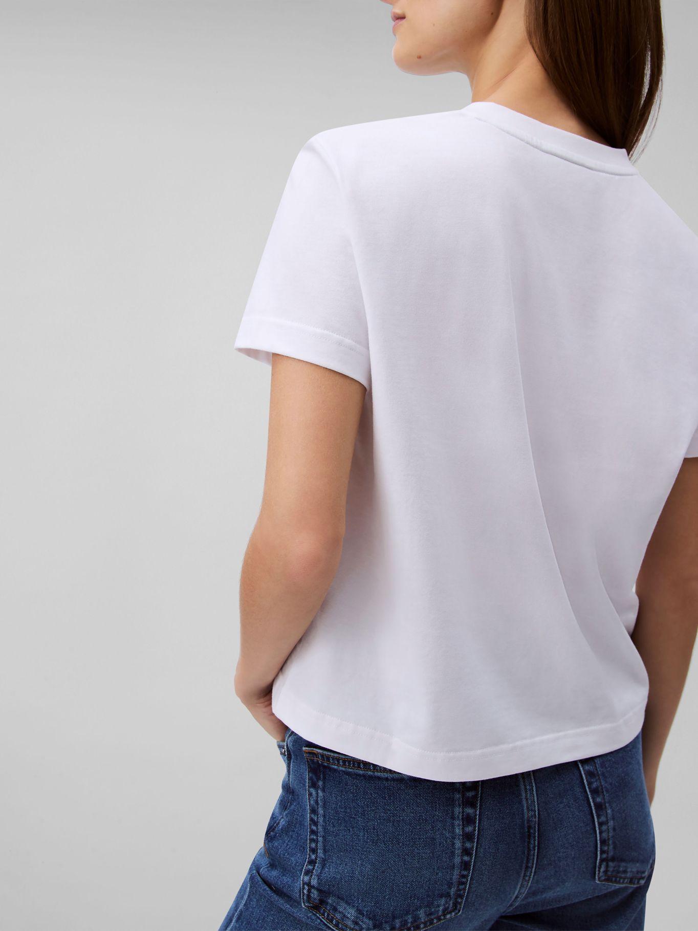 Polera con Logo Archive 110 Blanco Calvin Klein-4