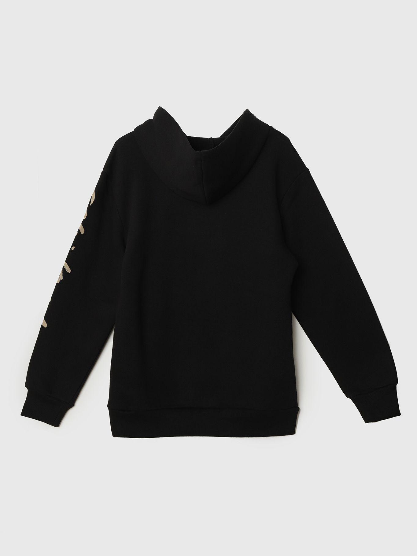 Hoodie Niño Overpaint Negro Calvin Klein-1