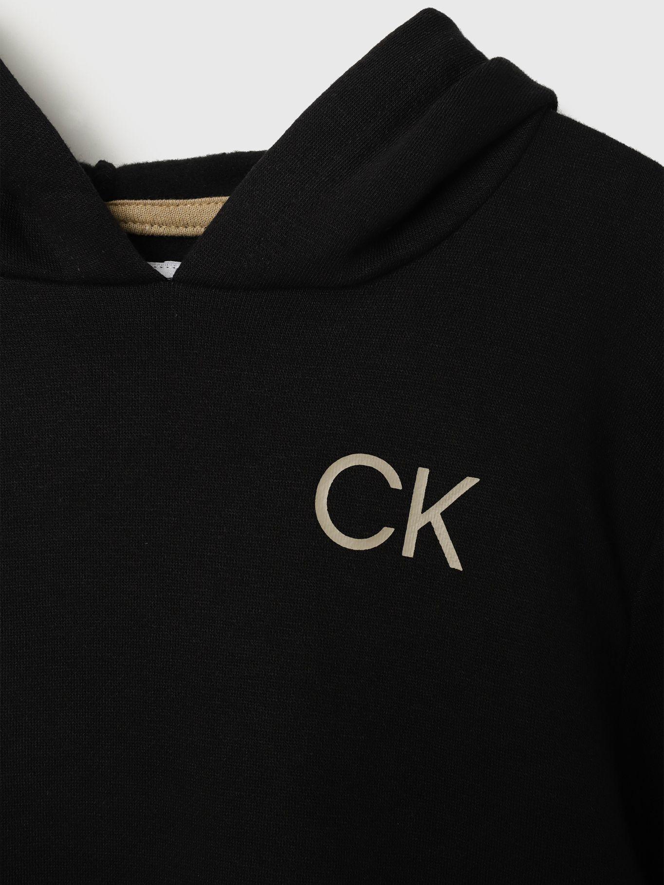 Hoodie Niño Overpaint Negro Calvin Klein-2
