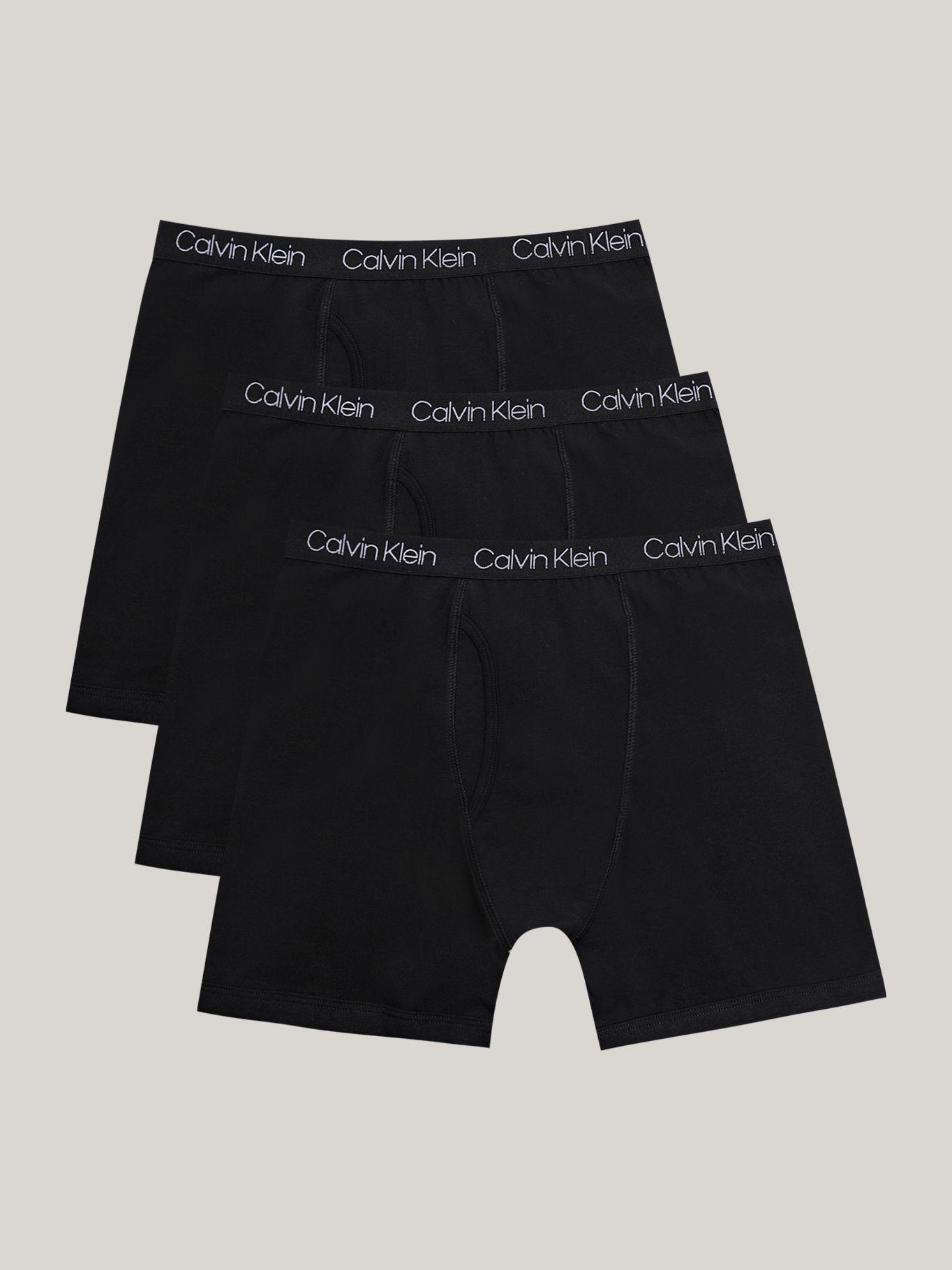 Pack 3 Bóxers Brief Niño Cotton Negro Calvin Klein-0