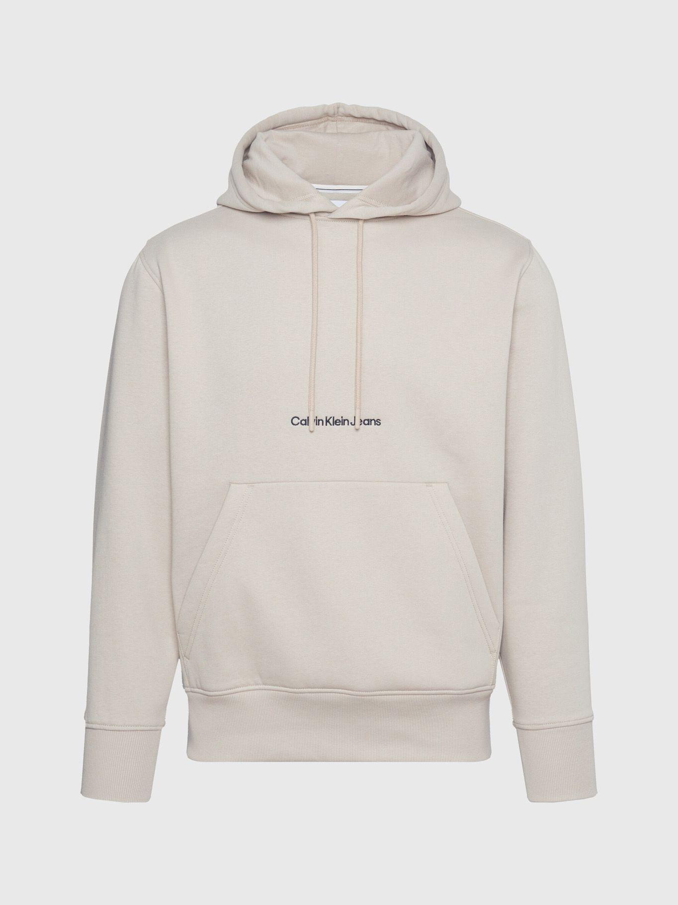 Polerón con Gorro Institutional Beige Calvin Klein-4