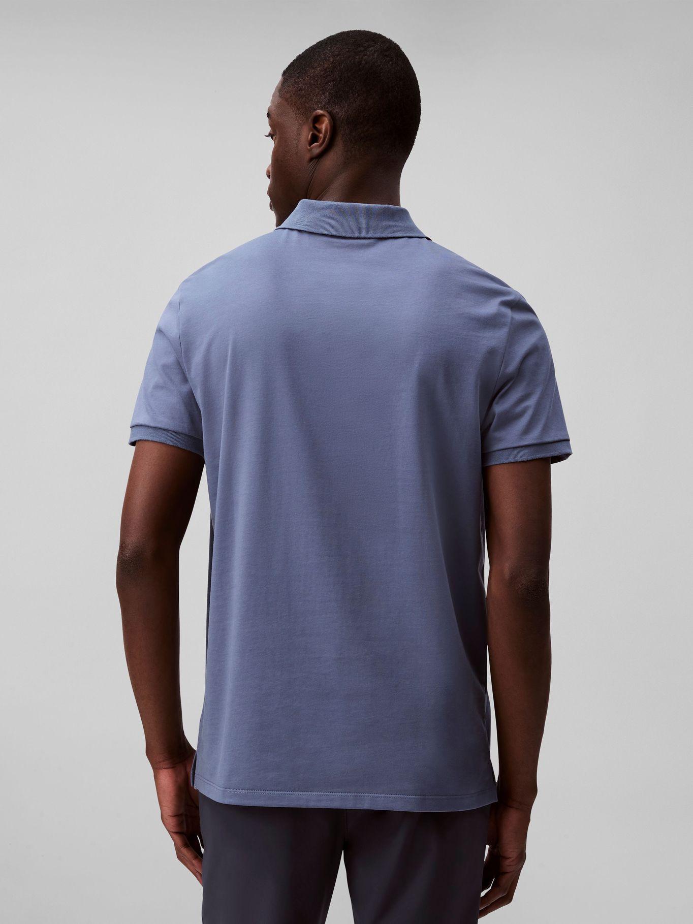 Polo con Monograma Bordado Morado Calvin Klein-2