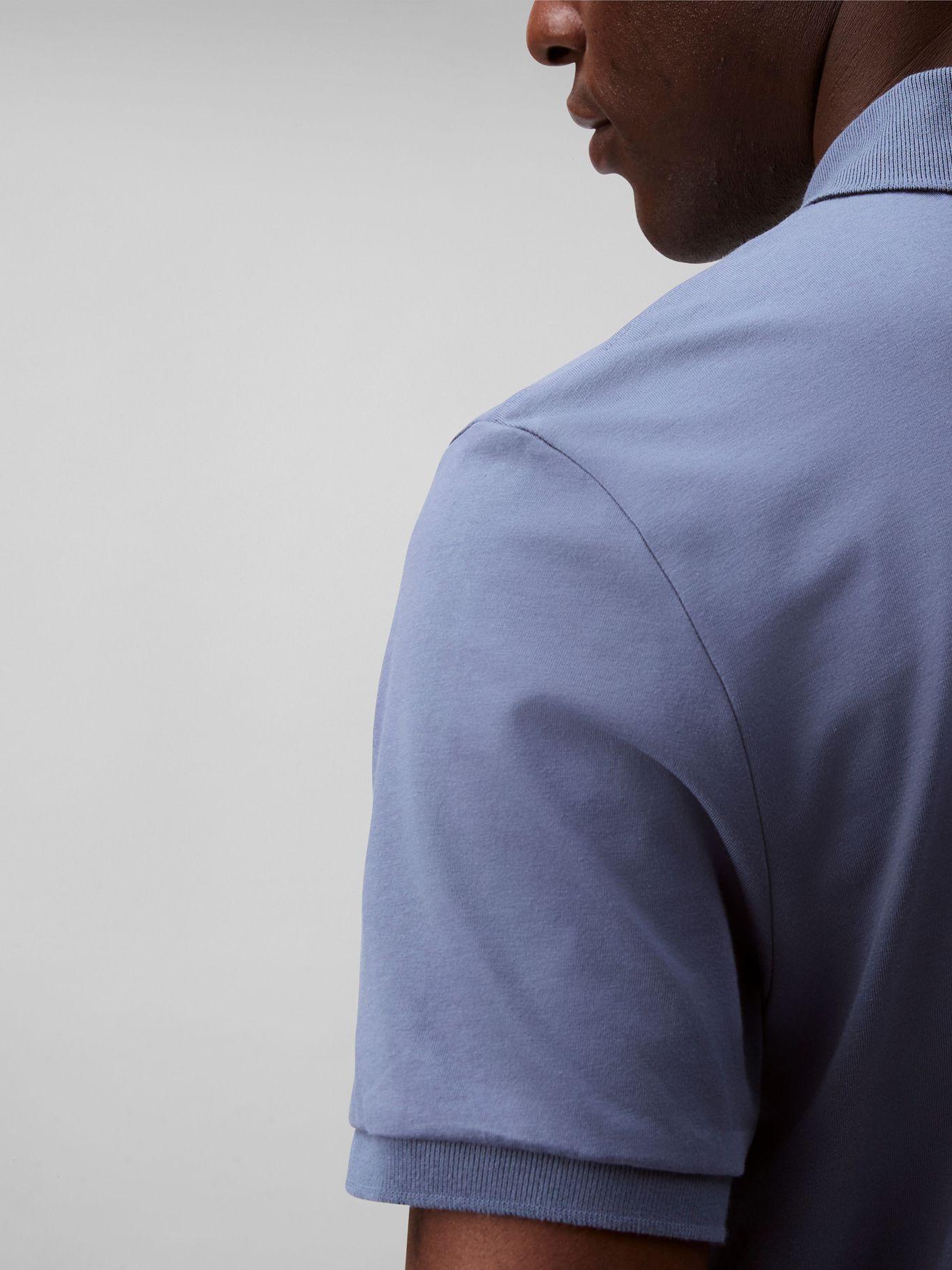 Polo con Monograma Bordado Morado Calvin Klein-4