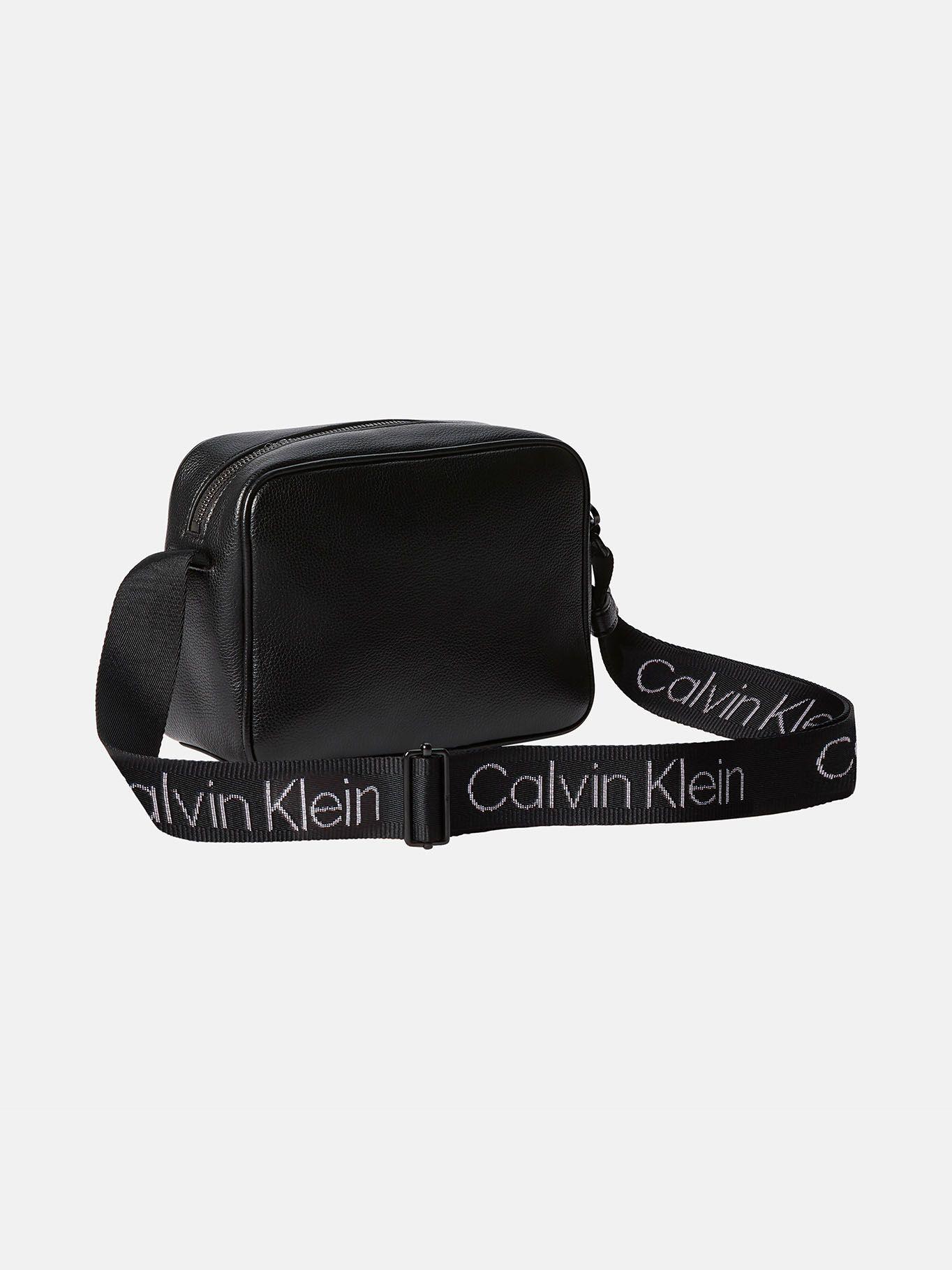 Bolso Camera Cinturón Textil Logo Negro Calvin Klein-1