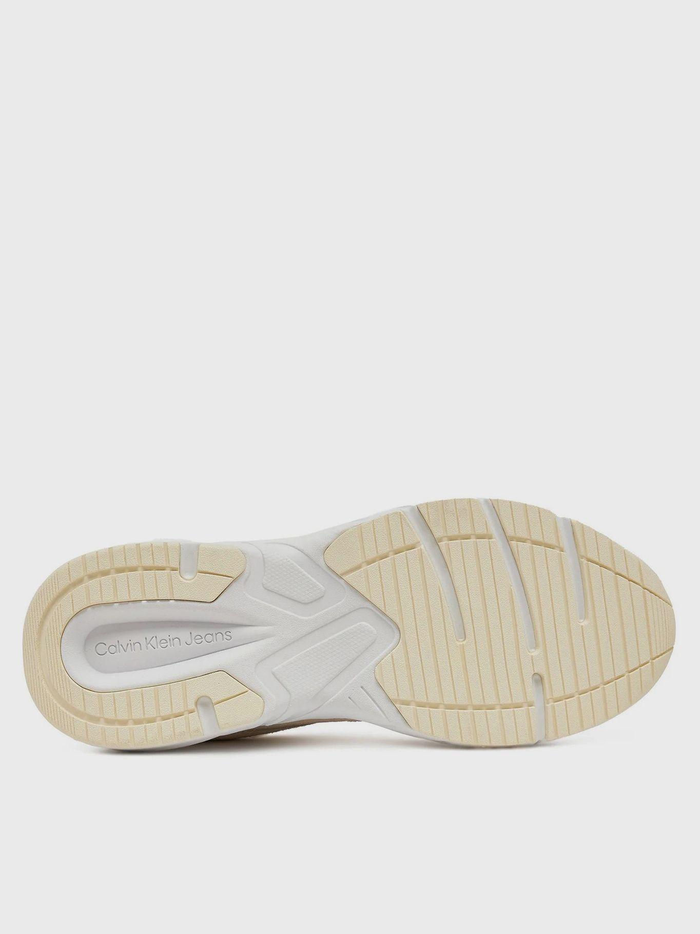 Zapatillas retro de gamuza Beige Calvin Klein-3