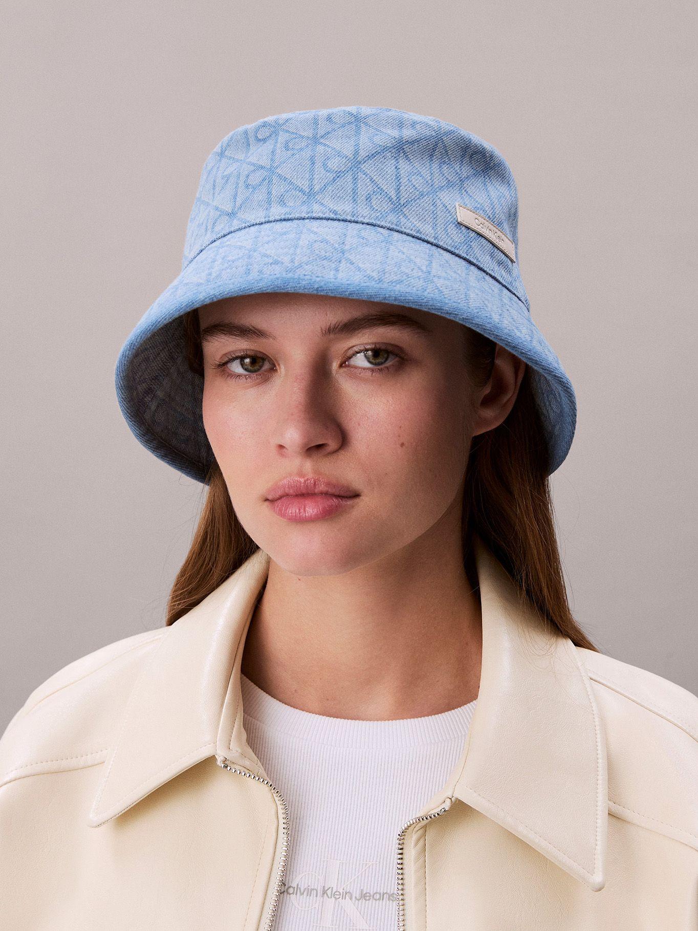 Gorro Bucket Denim Celeste Calvin Klein-3