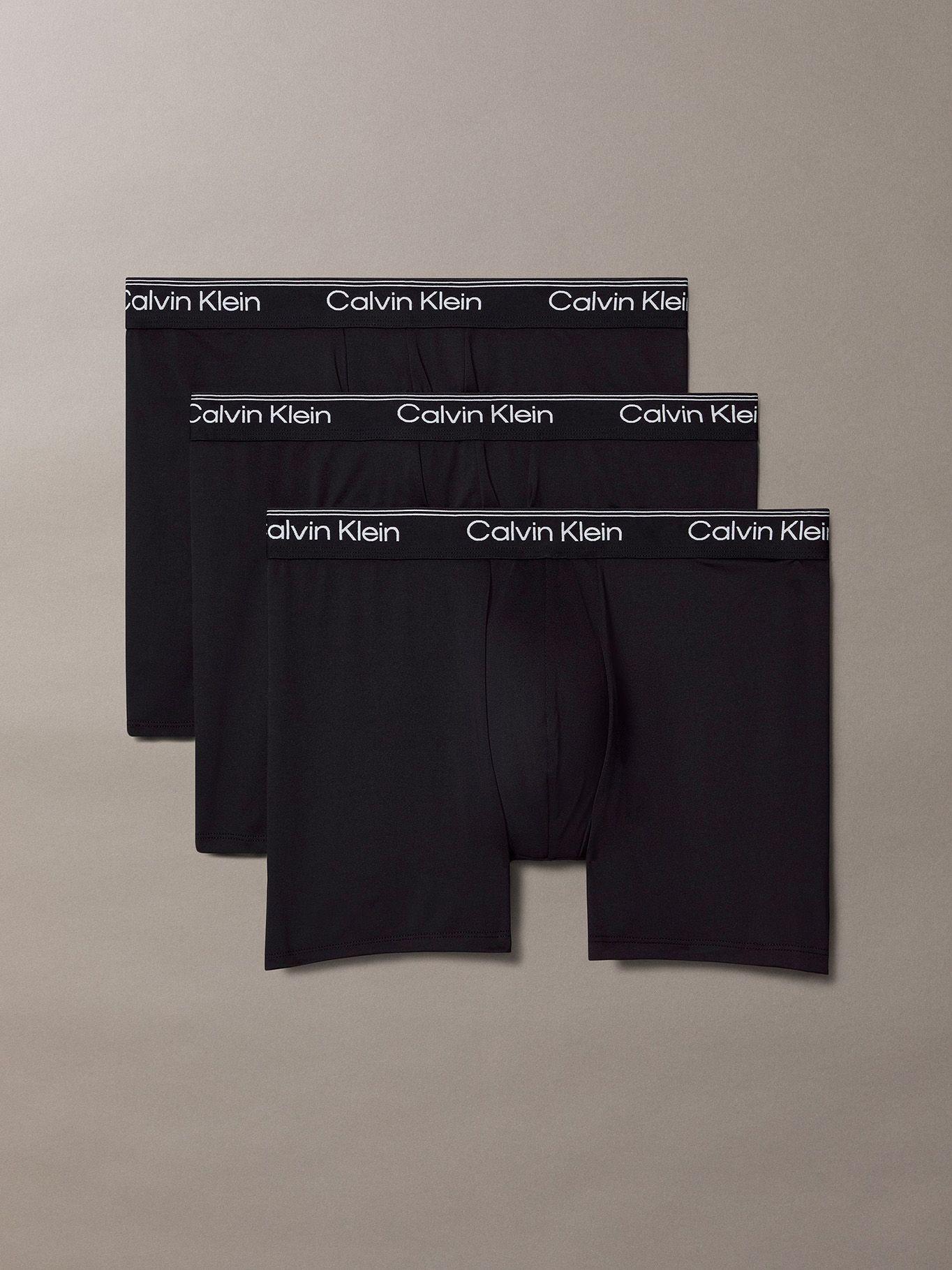 Pack De 3 Bóxers Brief Stretch Negro Calvin Klein-0