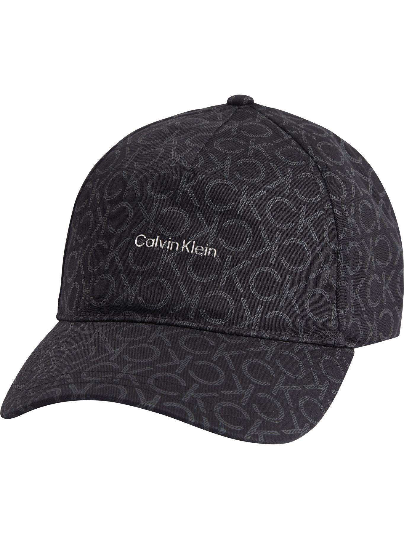 Gorra de béisbol con logo estampado Negro Calvin Klein-0