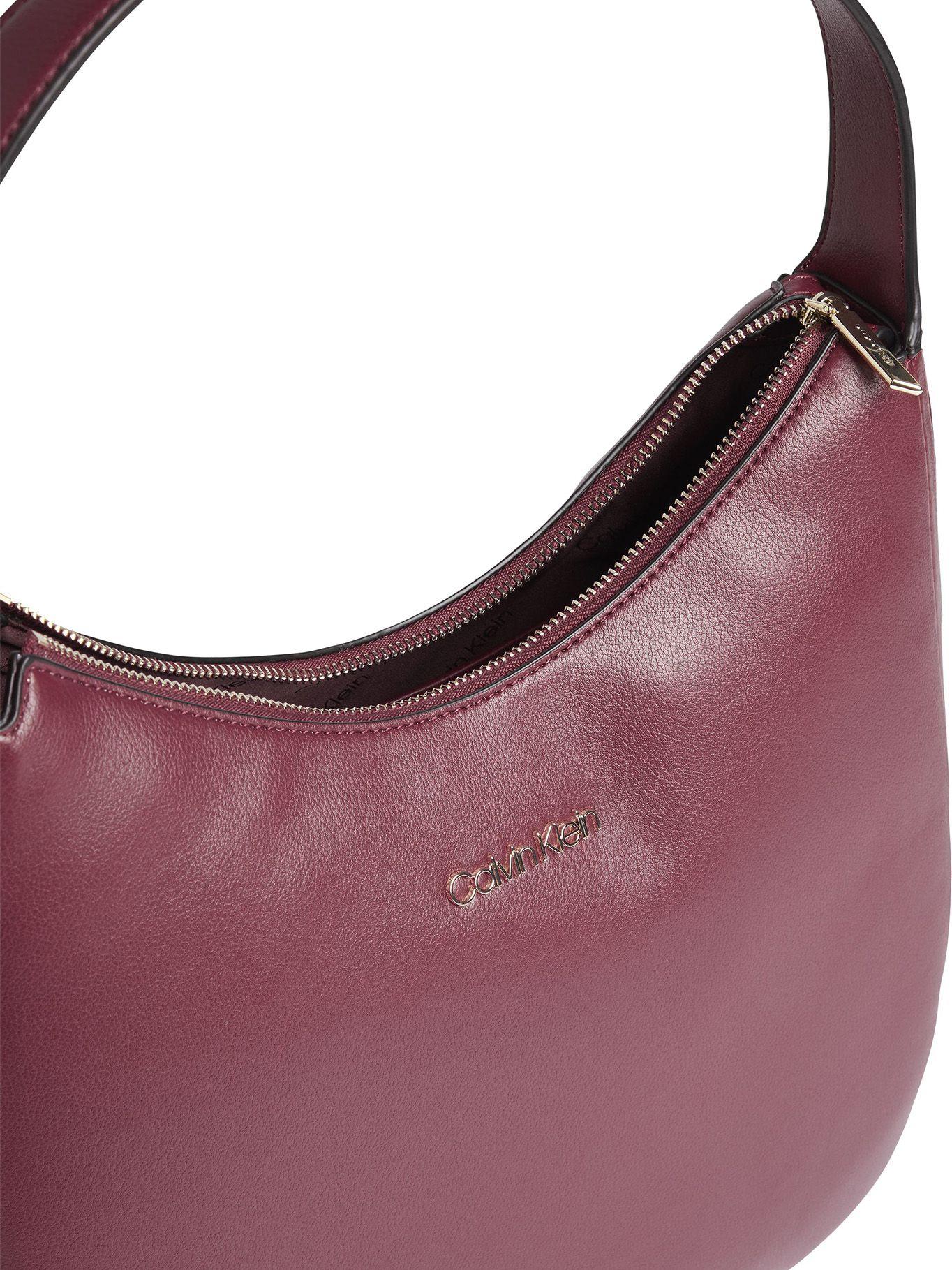 Cartera Hobo Ck Must Burdeo Calvin Klein-2