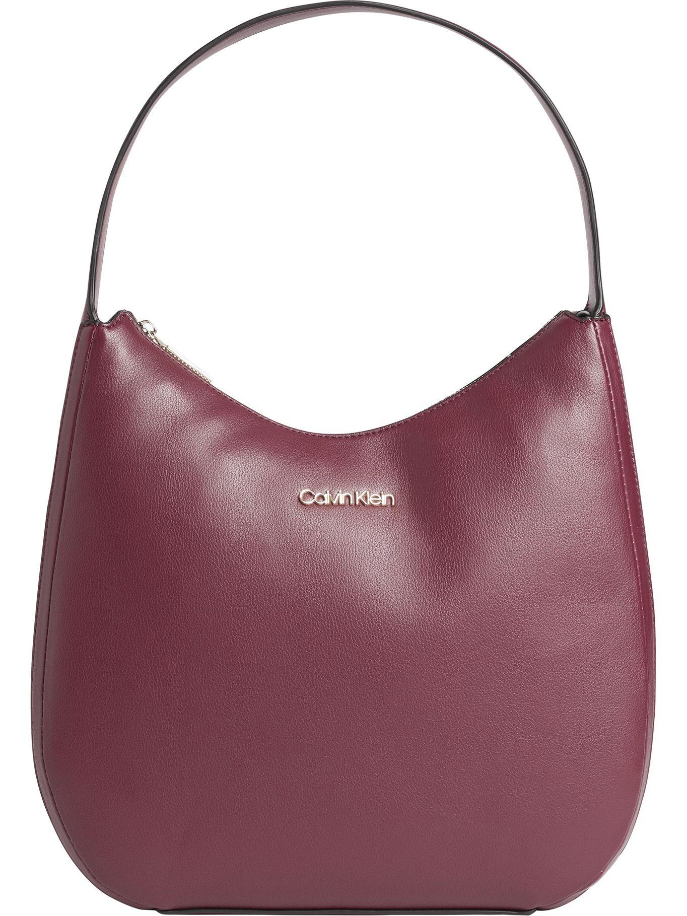 Cartera Hobo Ck Must Burdeo Calvin Klein-0