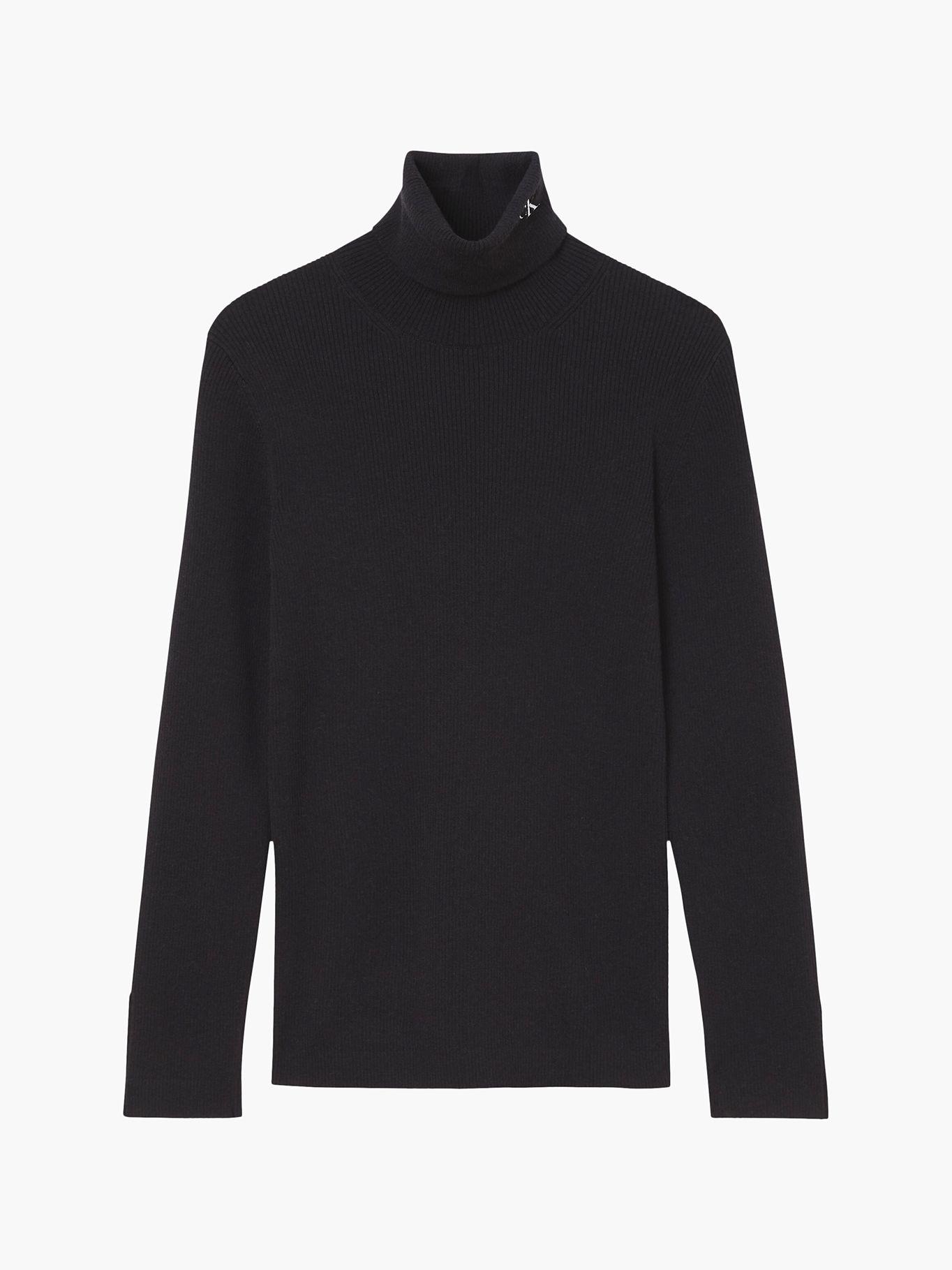 Suéter Ck Tight Roll Neck Negro Calvin Klein-4