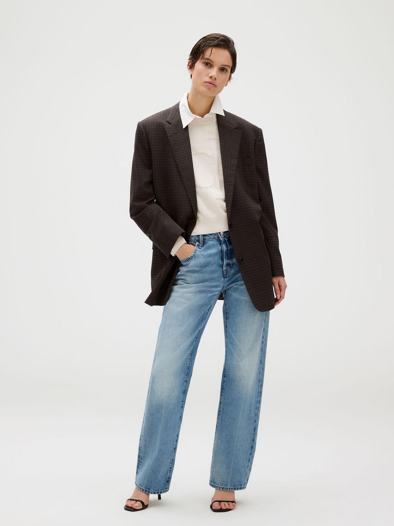 Sweater Smooth Cotton Beige Calvin Klein-1