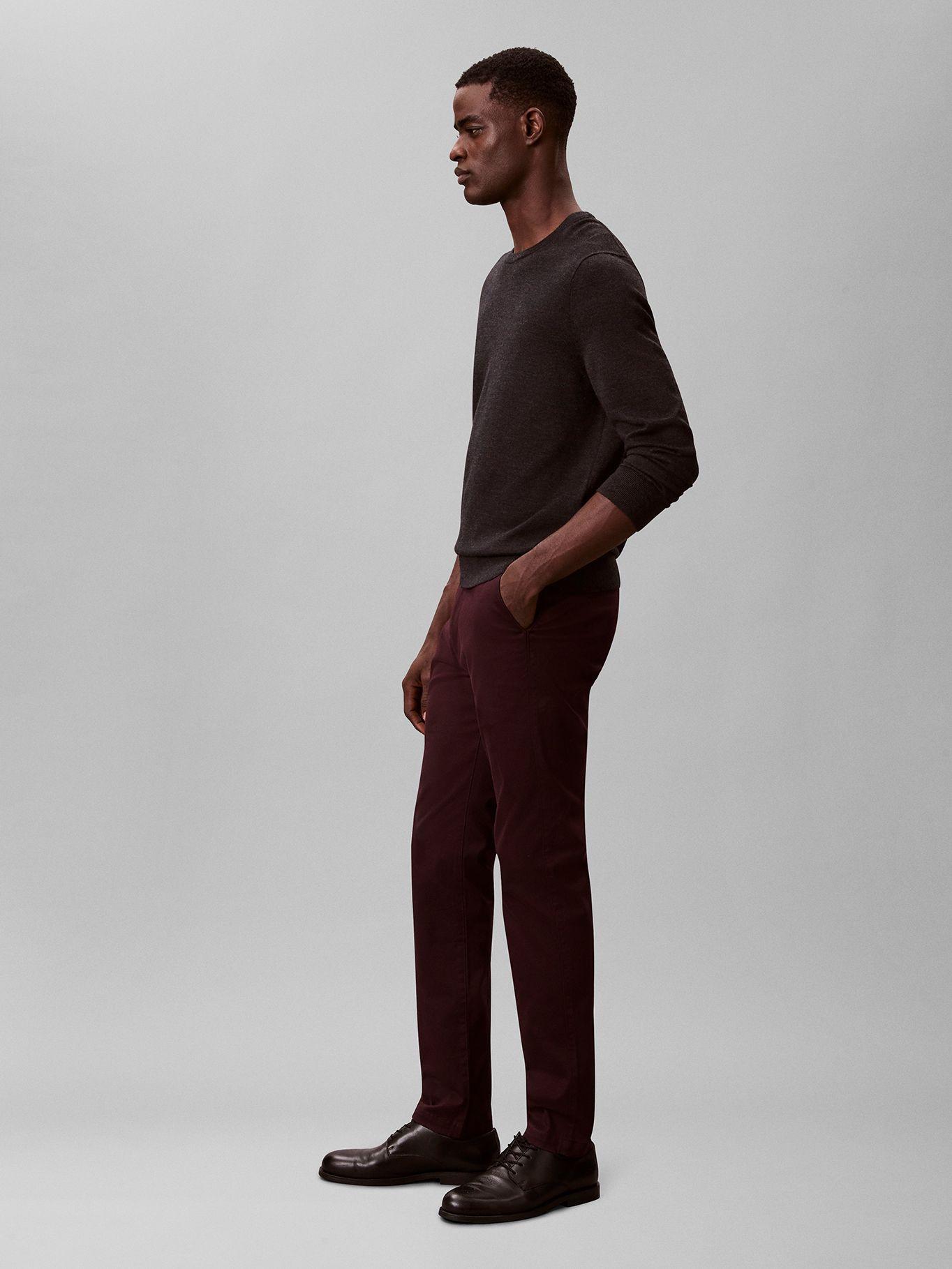Pantalón Chino de Corte Slim Cafe Calvin Klein-4