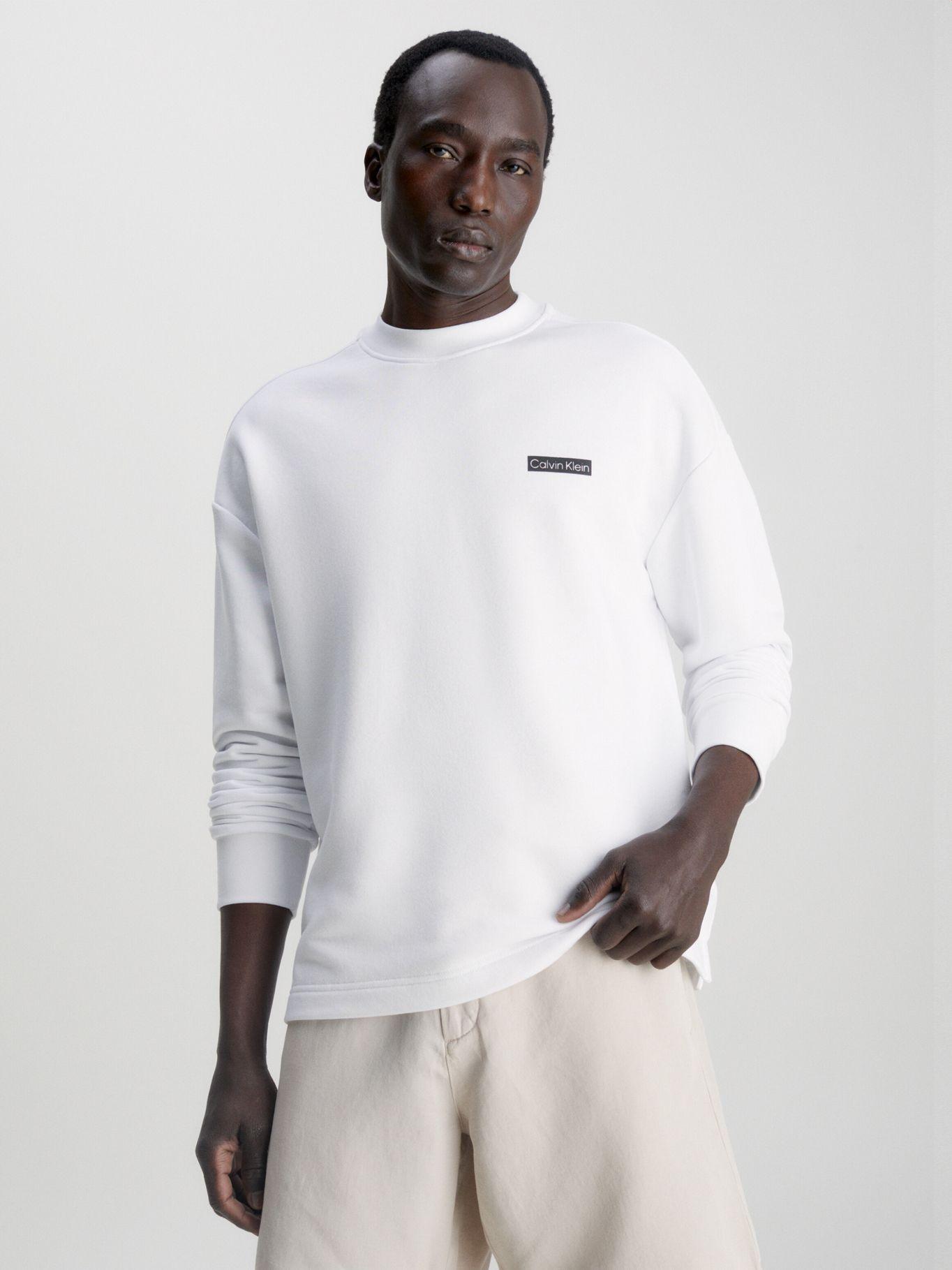 Polerón Back Print  Blanco Calvin Klein-0