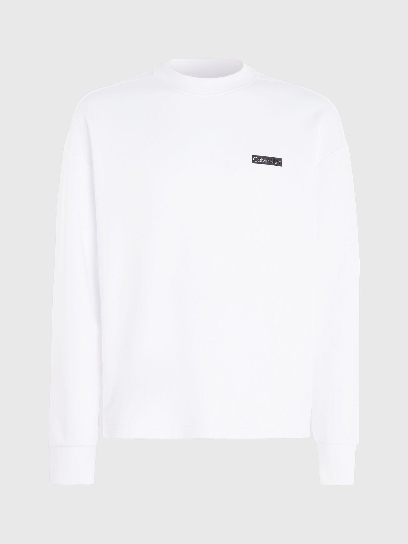 Polerón Back Print  Blanco Calvin Klein-4