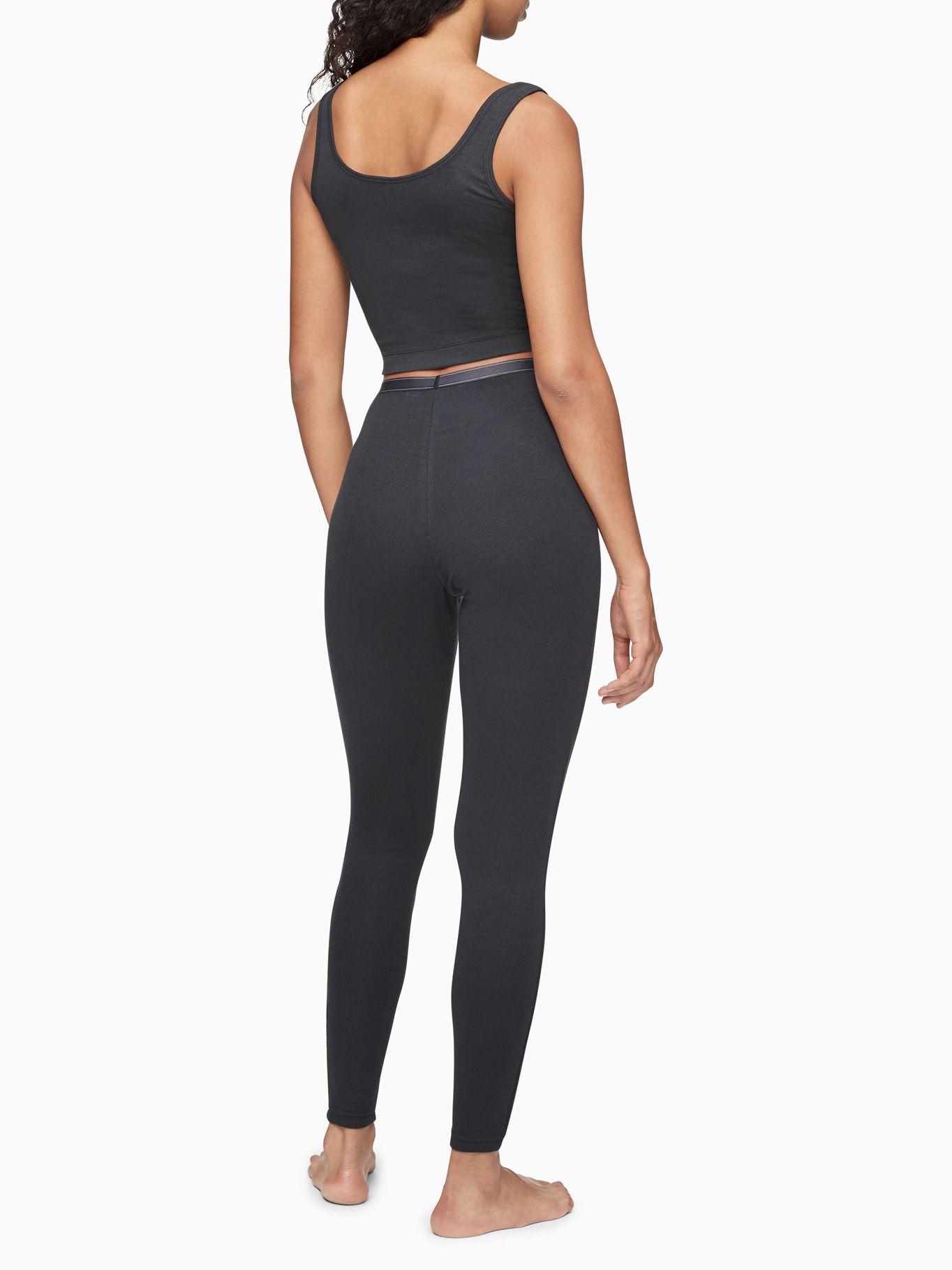 Polera Pure Ribbed Negro Calvin Klein-1