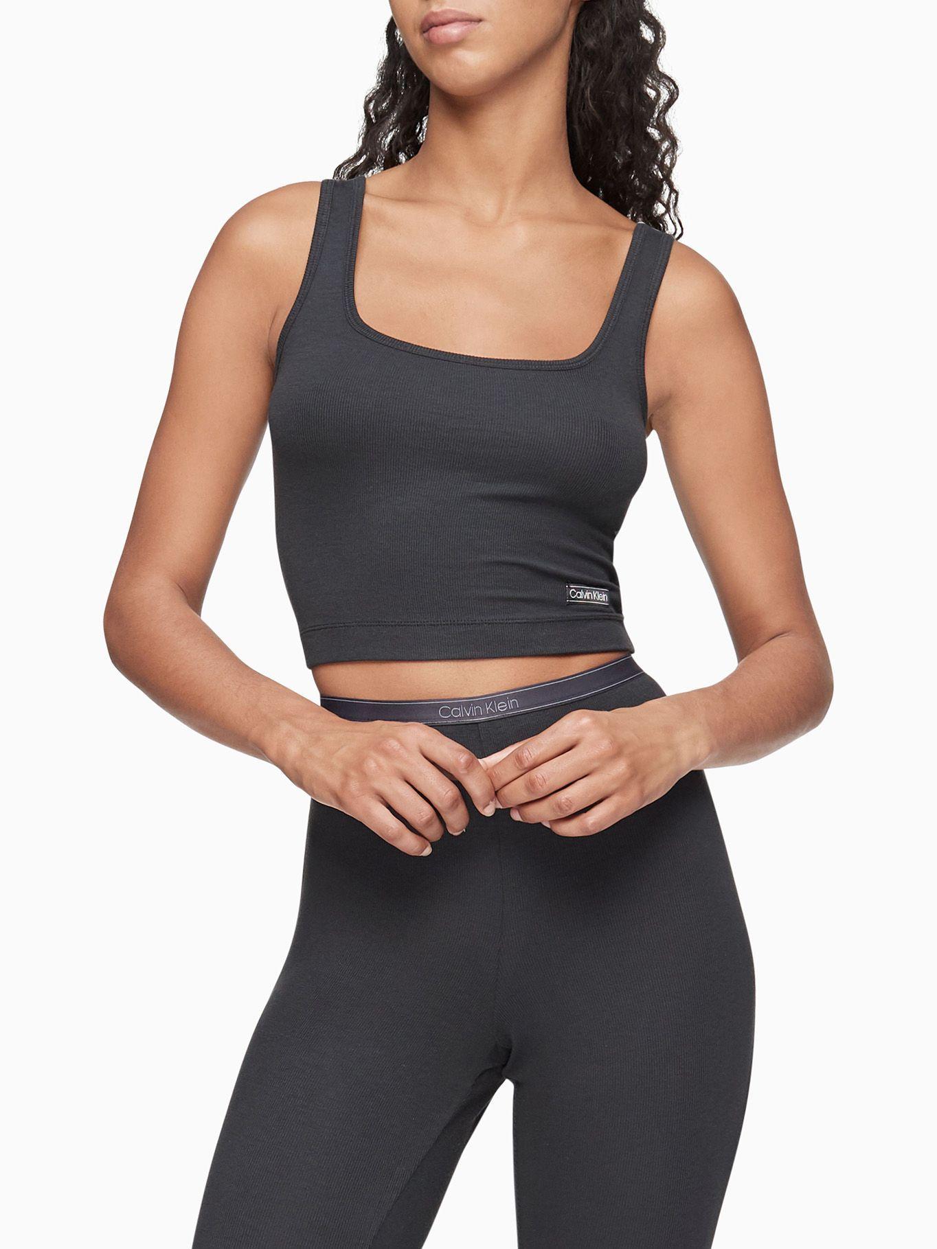 Polera Pure Ribbed Negro Calvin Klein-0