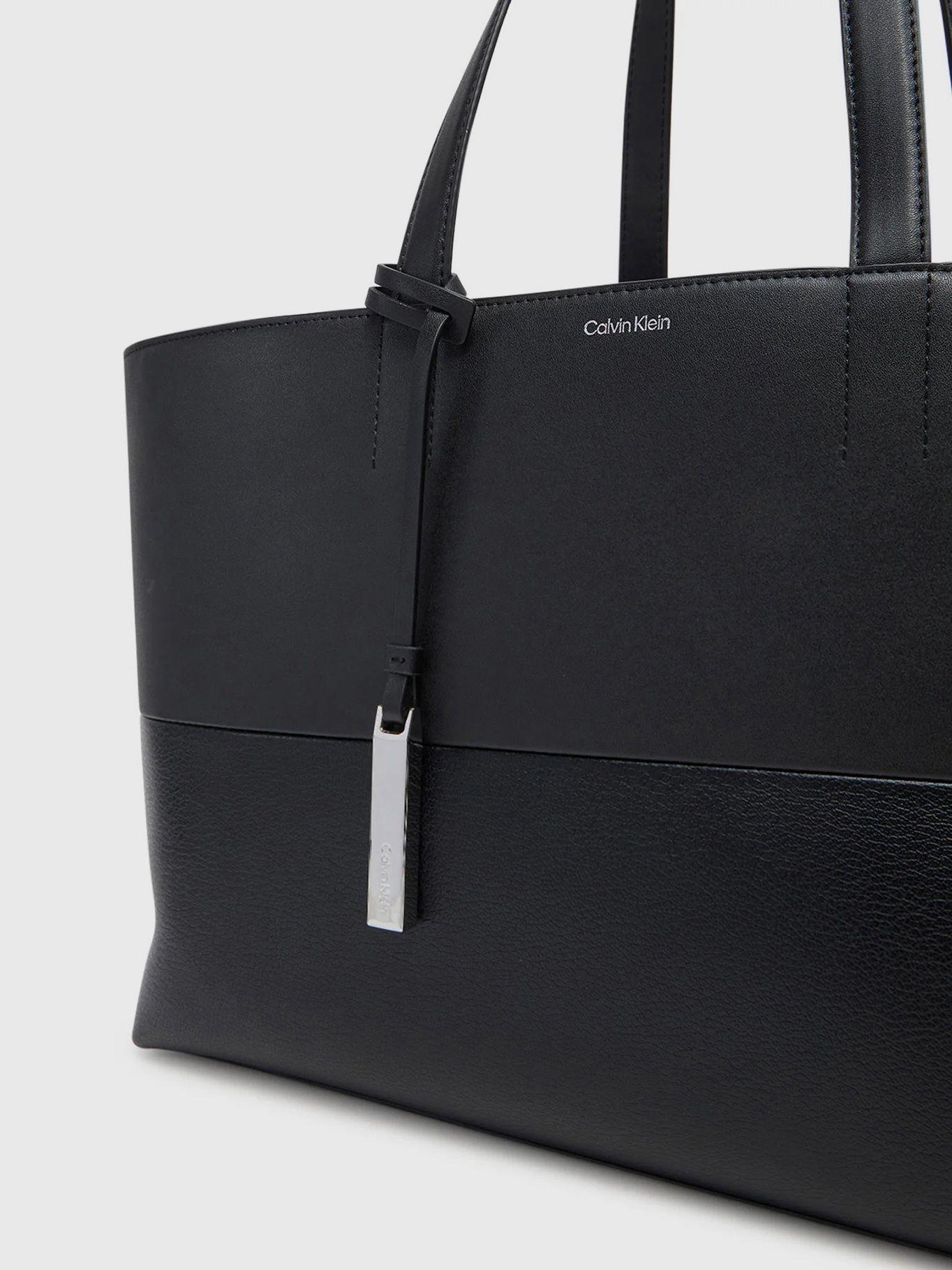 Cartera Shopper Ck Mixmedia Negro Calvin Klein-3