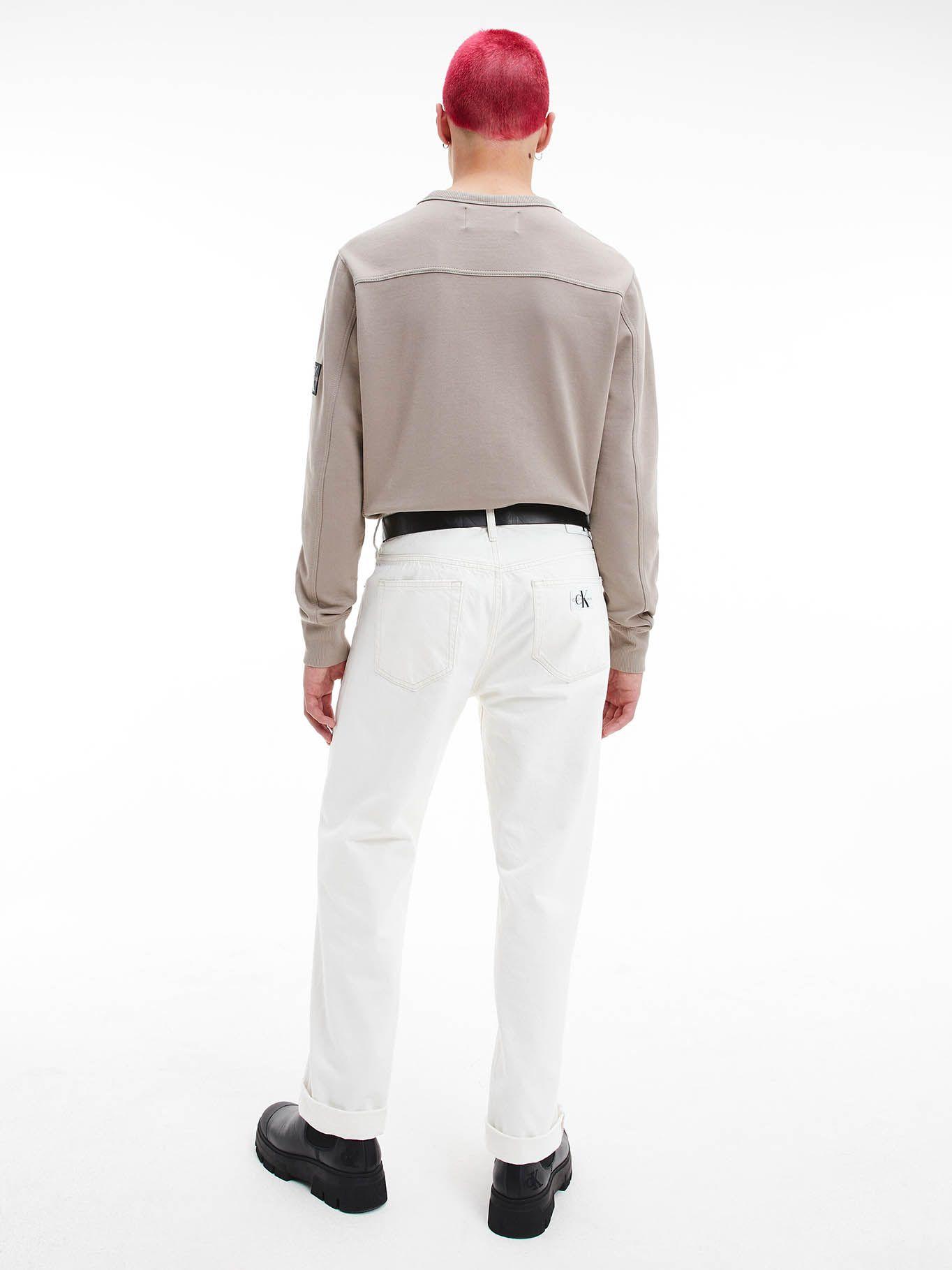 Sudadera con insignia de monograma Gris Calvin Klein J30J314035-A03-2