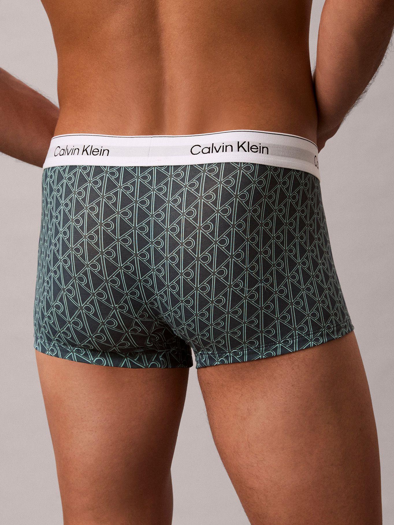 Pack 3 Bóxer Trunk Icon Stretch Multicolor Calvin Klein-3