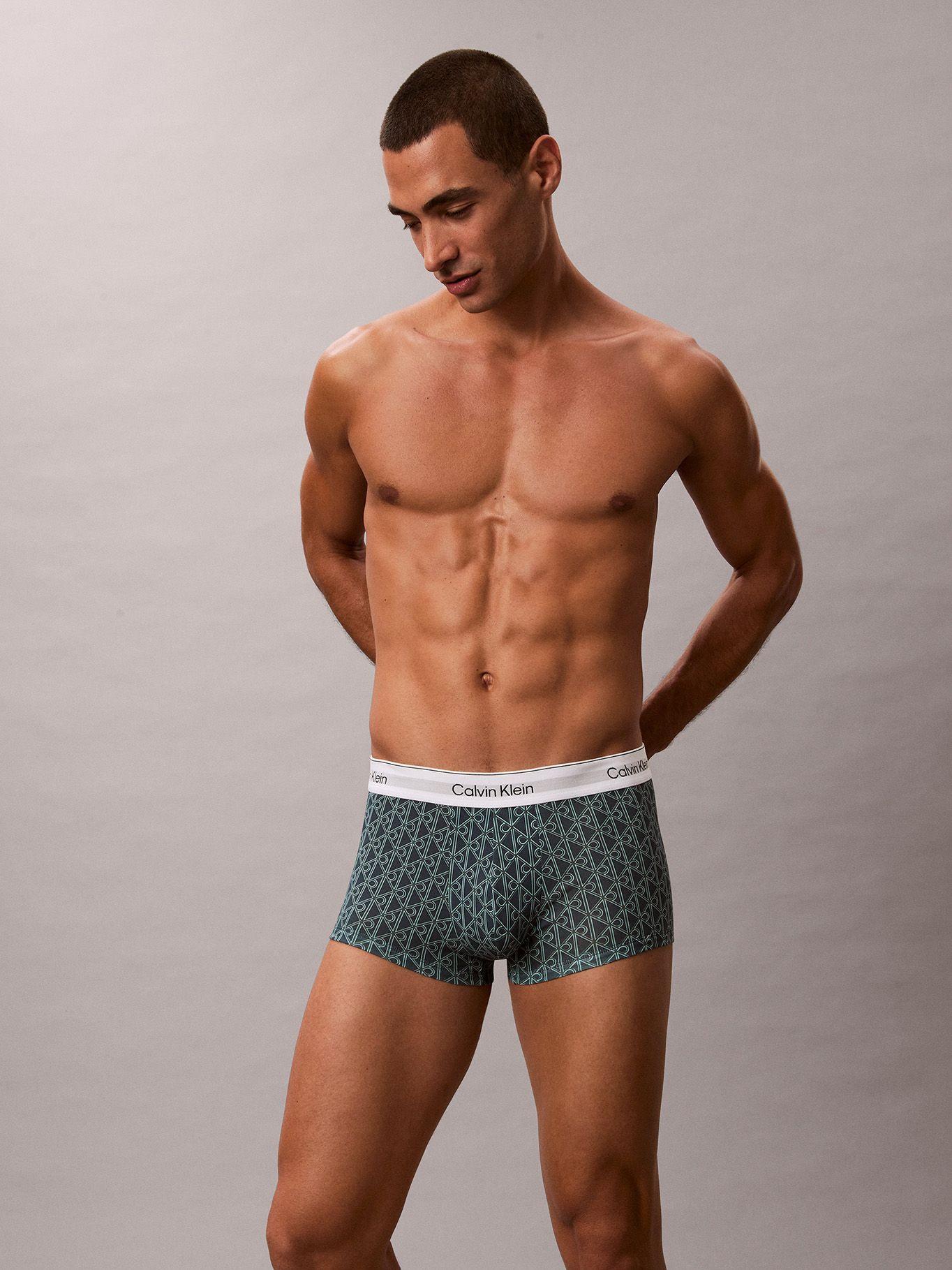 Pack 3 Bóxer Trunk Icon Stretch Multicolor Calvin Klein-4