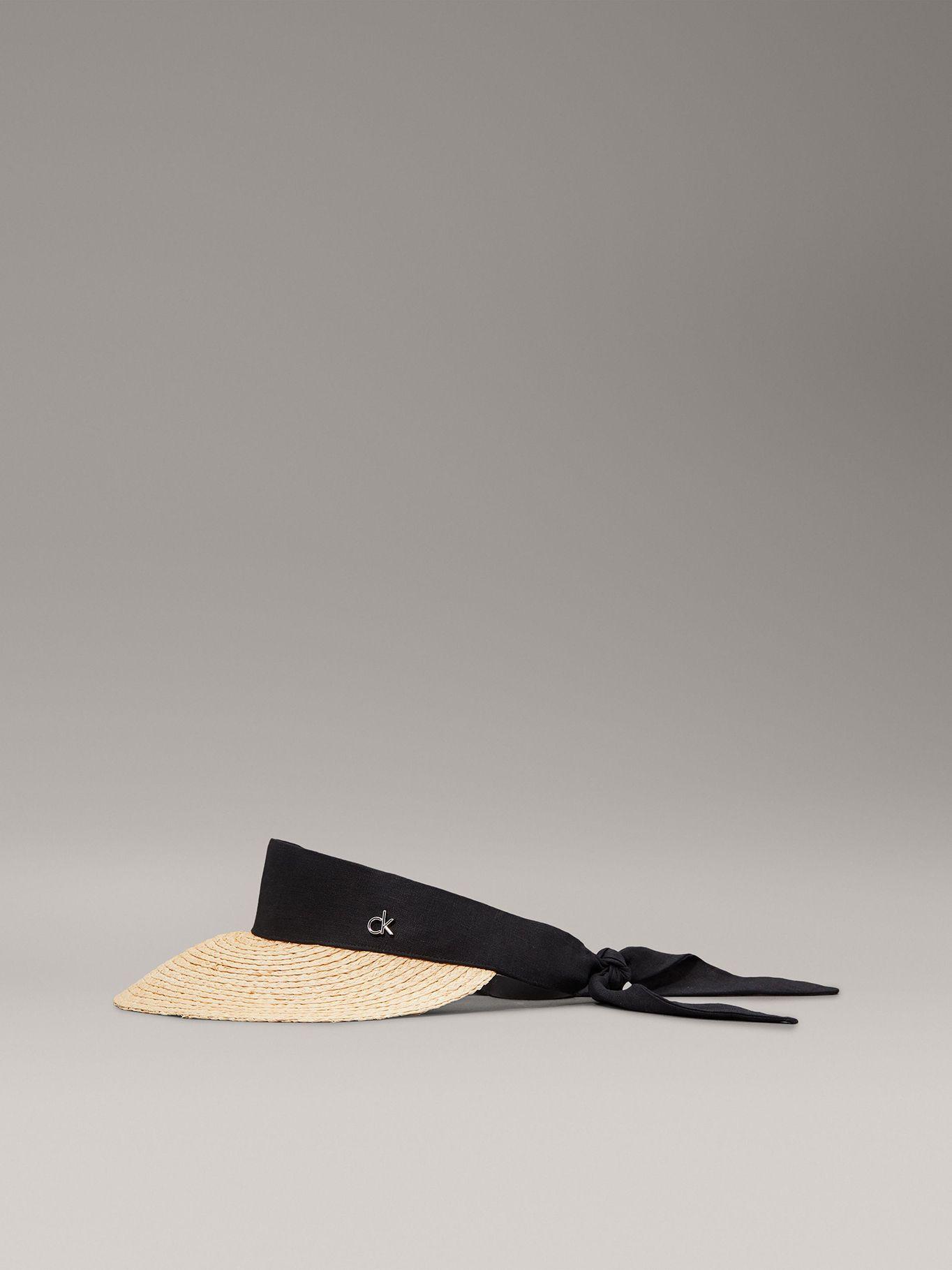 Visera de Paja Ck Linen Beige Calvin Klein-2