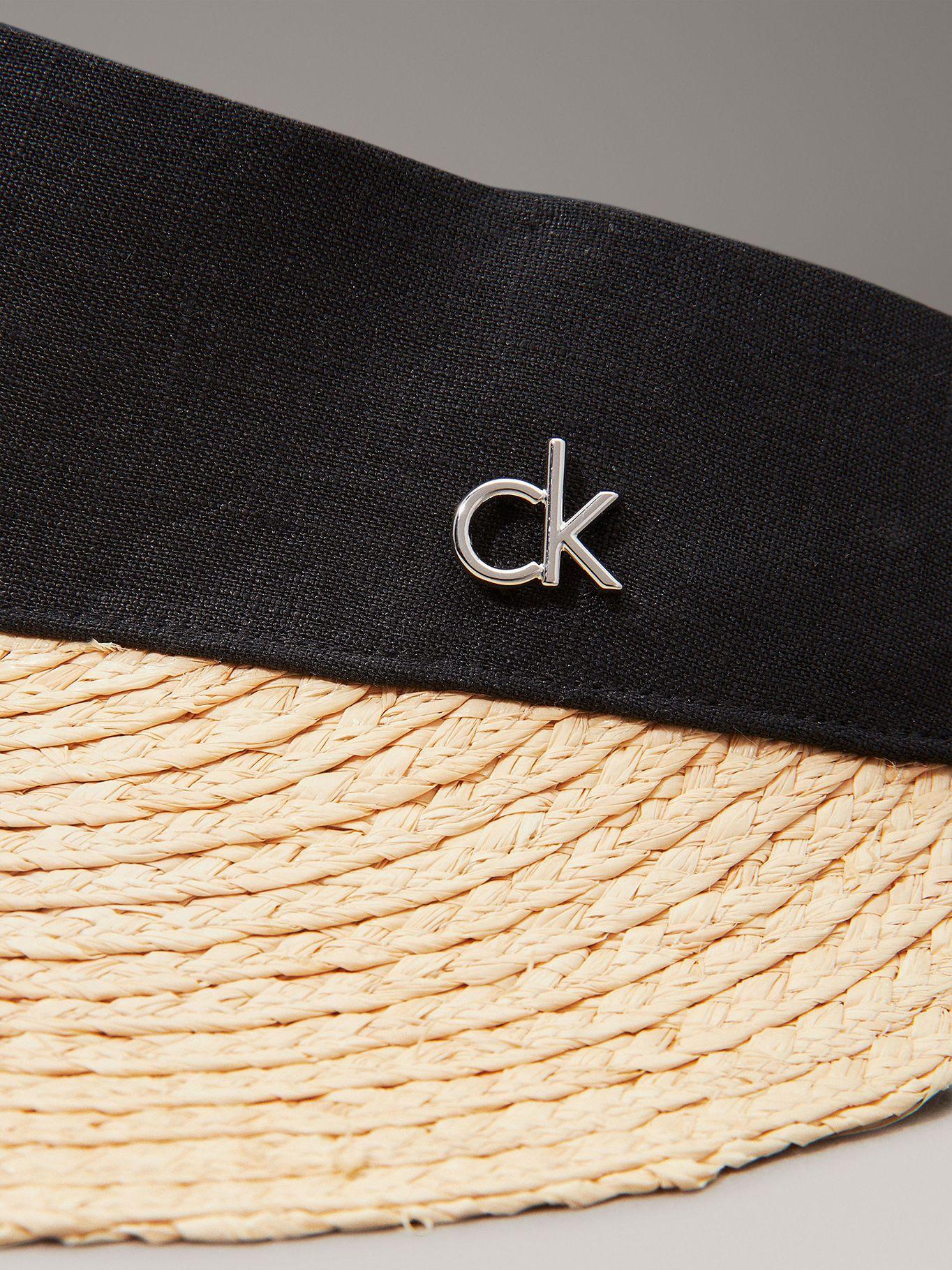 Visera de Paja Ck Linen Beige Calvin Klein-3