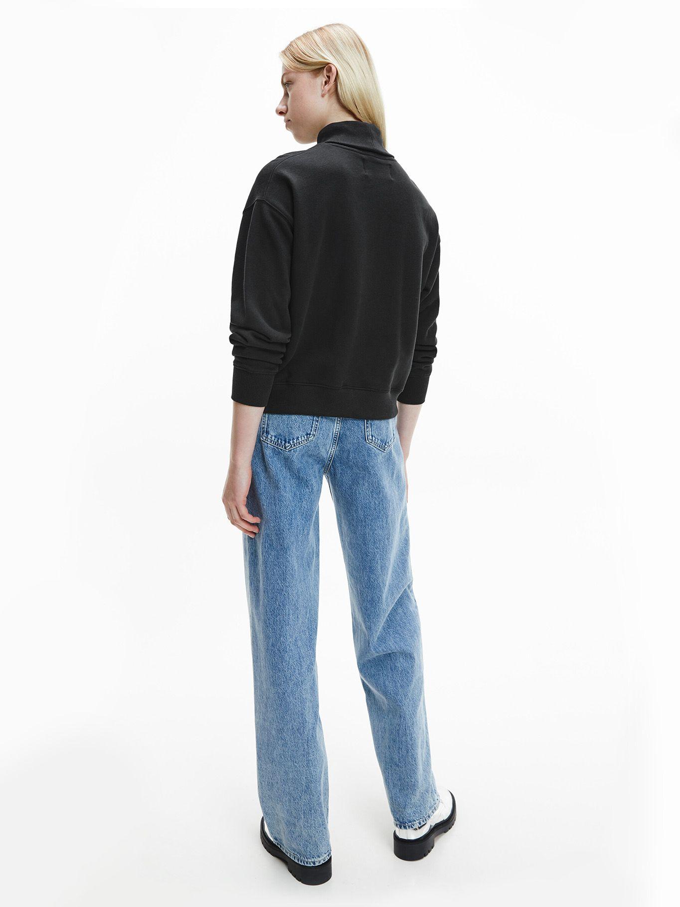 Polerón Oversized Mid Scale Negro Calvin Klein-2