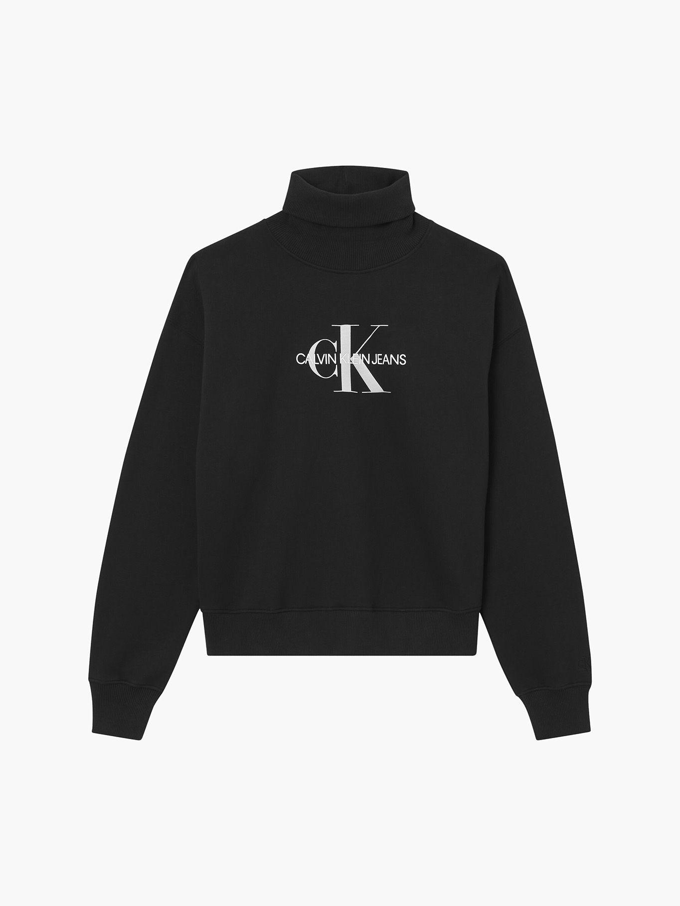 Polerón Oversized Mid Scale Negro Calvin Klein-5