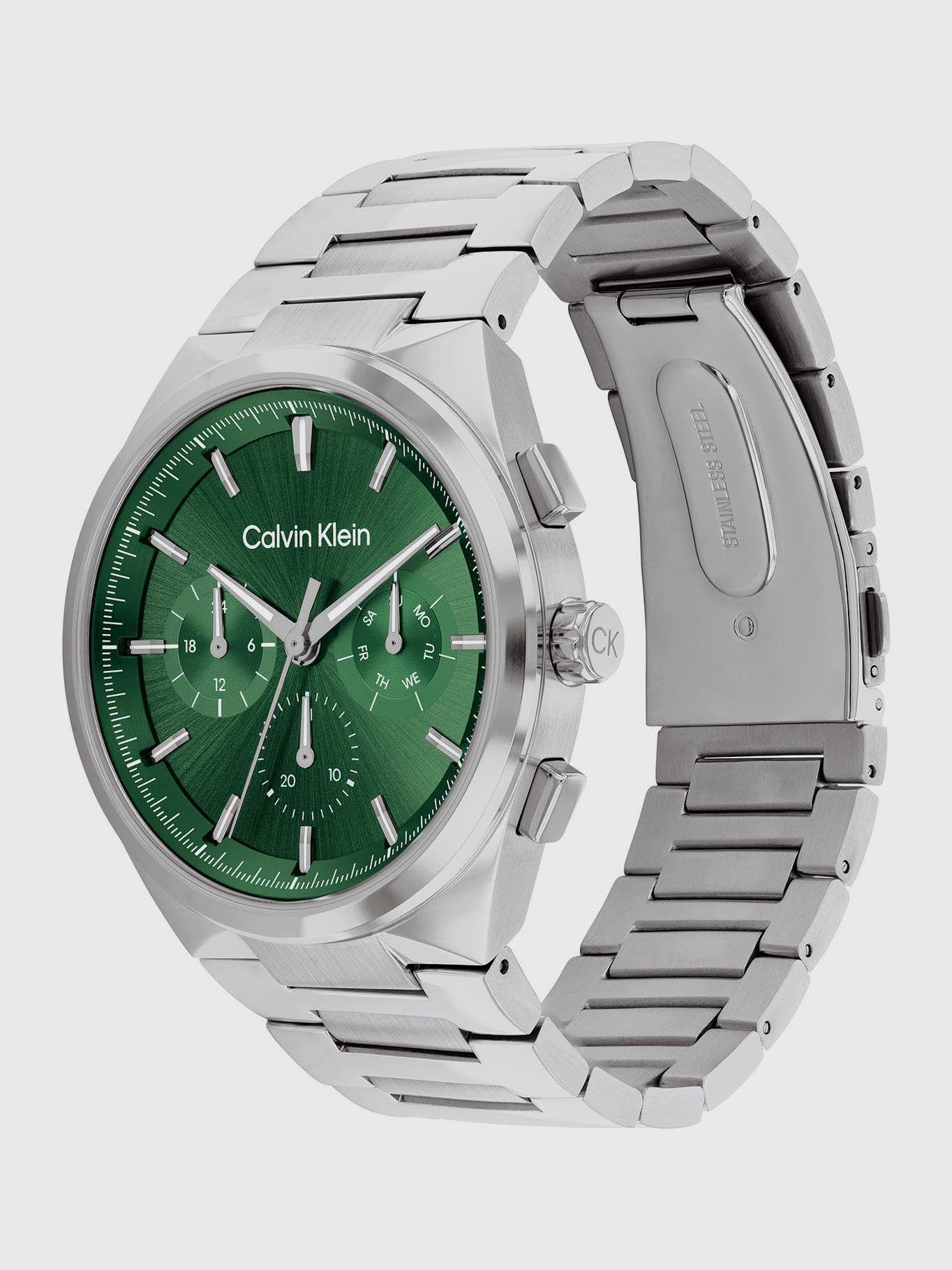 Reloj Distinguish Green Plateado Calvin Klein-2