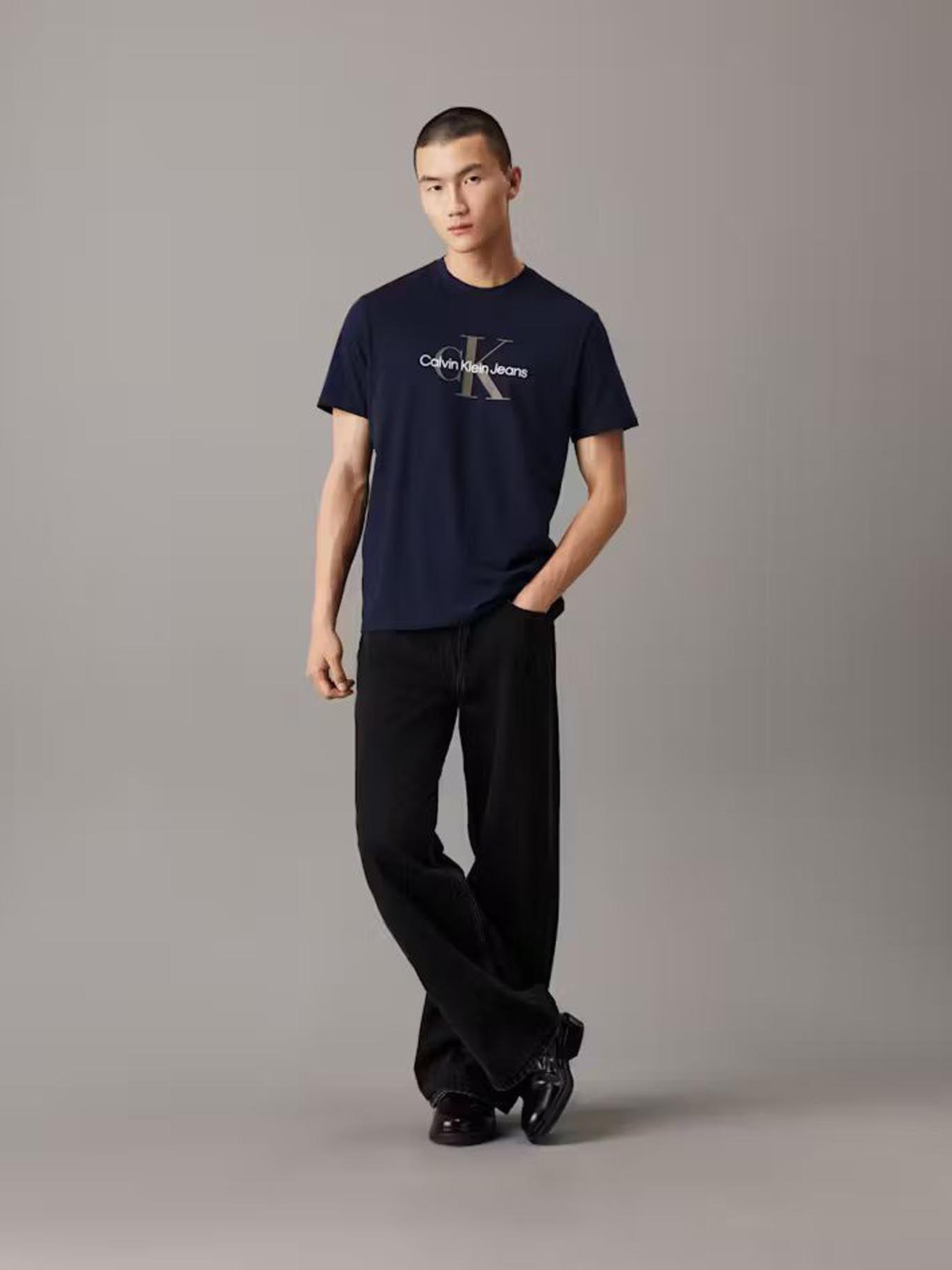Polera Monogram-  Azul Calvin Klein-1