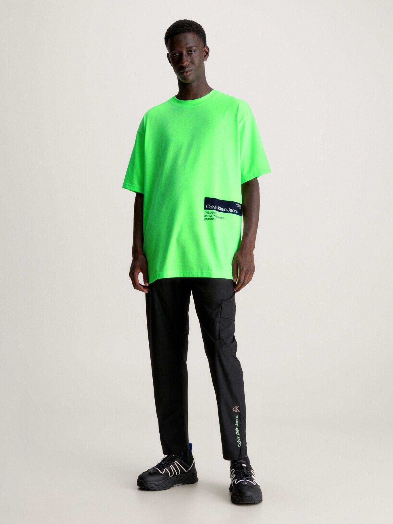 Polera Hyper Real Tape Verde Calvin Klein-1