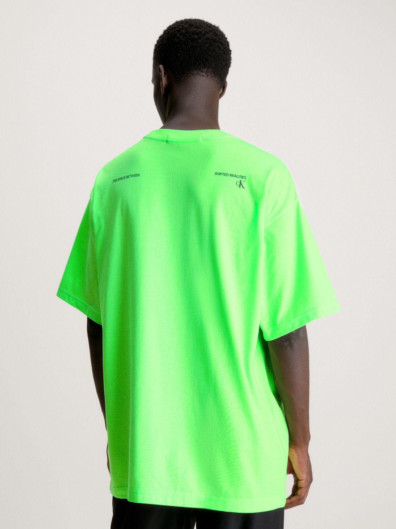 Polera Hyper Real Tape Verde Calvin Klein-2