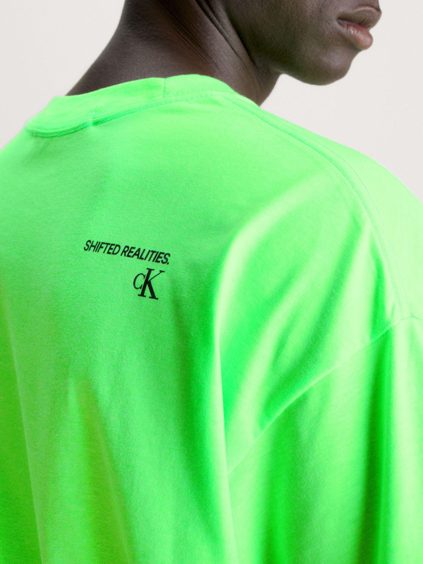 Polera Hyper Real Tape Verde Calvin Klein-3