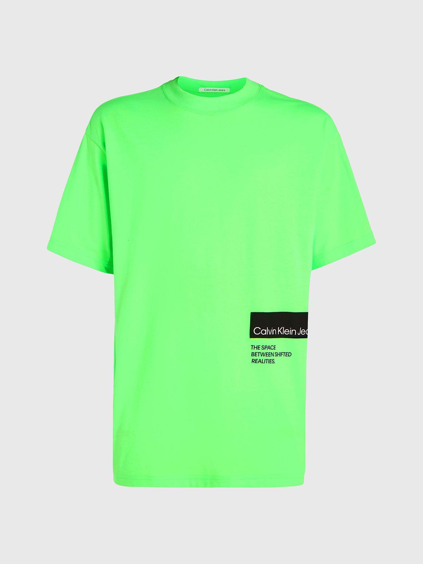 Polera Hyper Real Tape Verde Calvin Klein-4