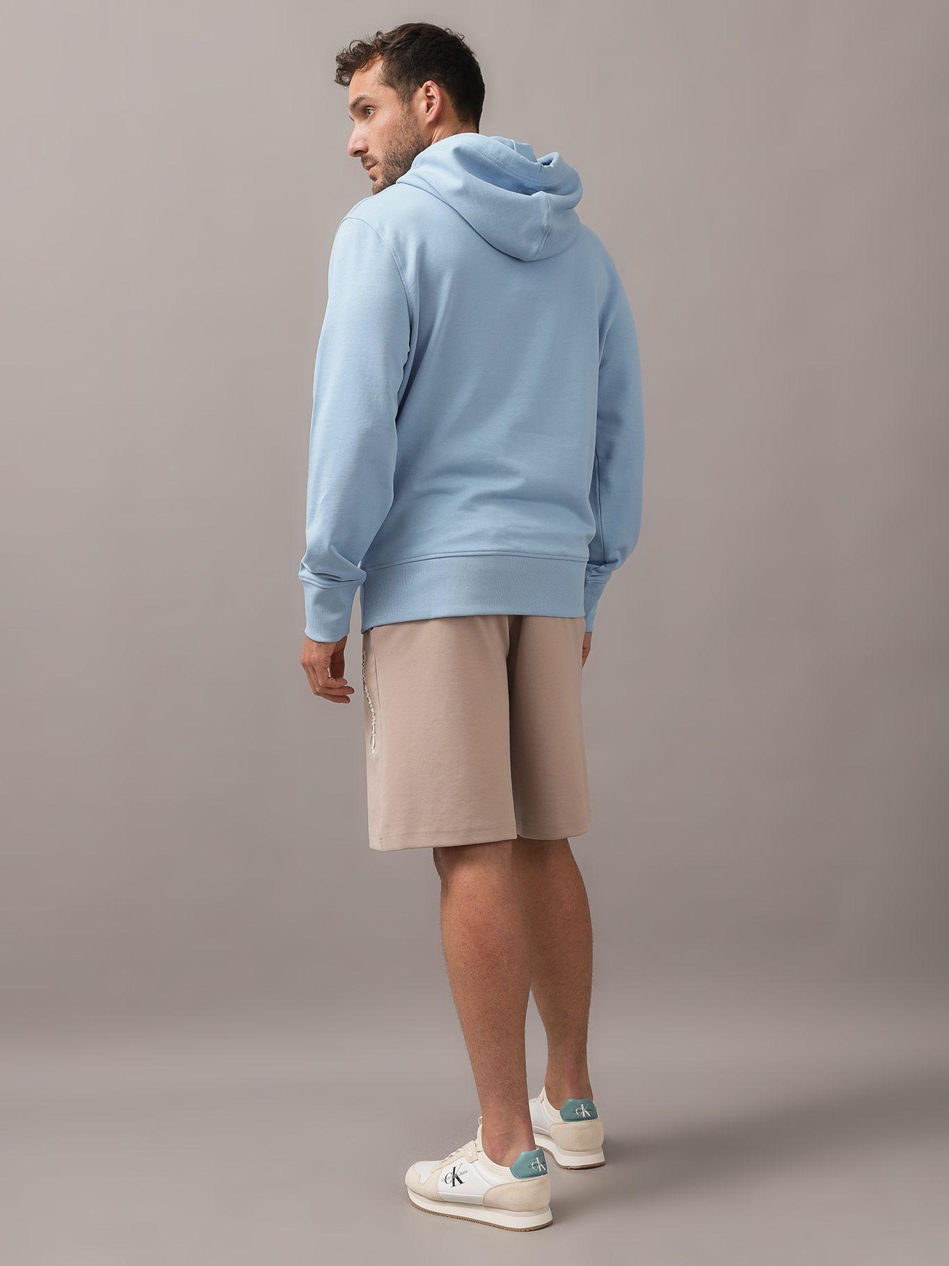 Polerón con Gorro Disrupted Outline Azul Calvin Klein-2