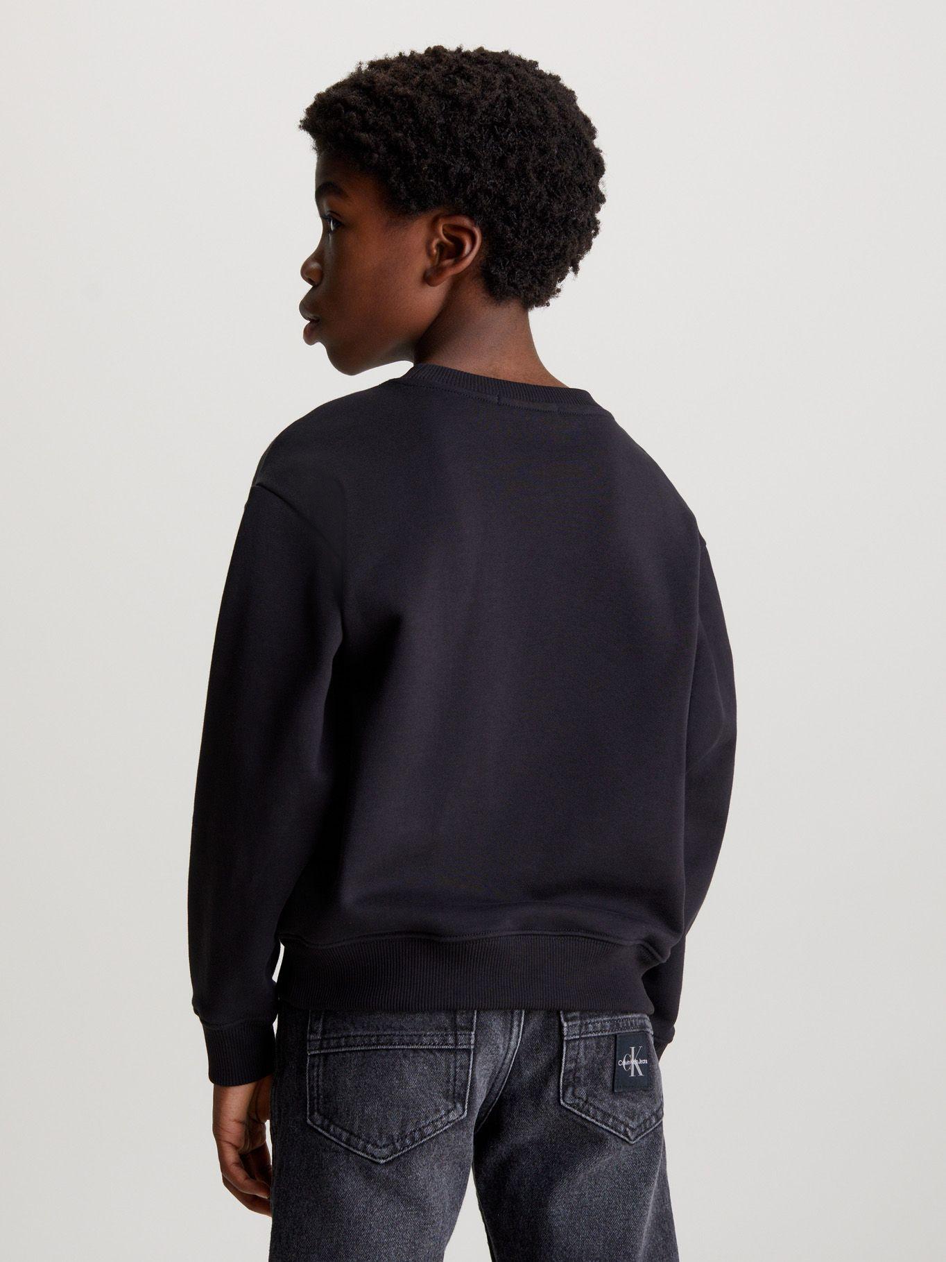 Polerón Niño Serenity Monogram Negro Calvin Klein-2