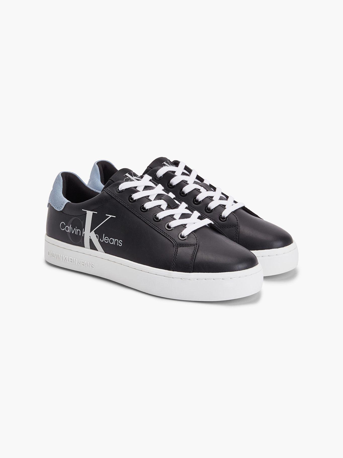 Zapatilla Cupsole Laceup Logo Negro Calvin Klein-0