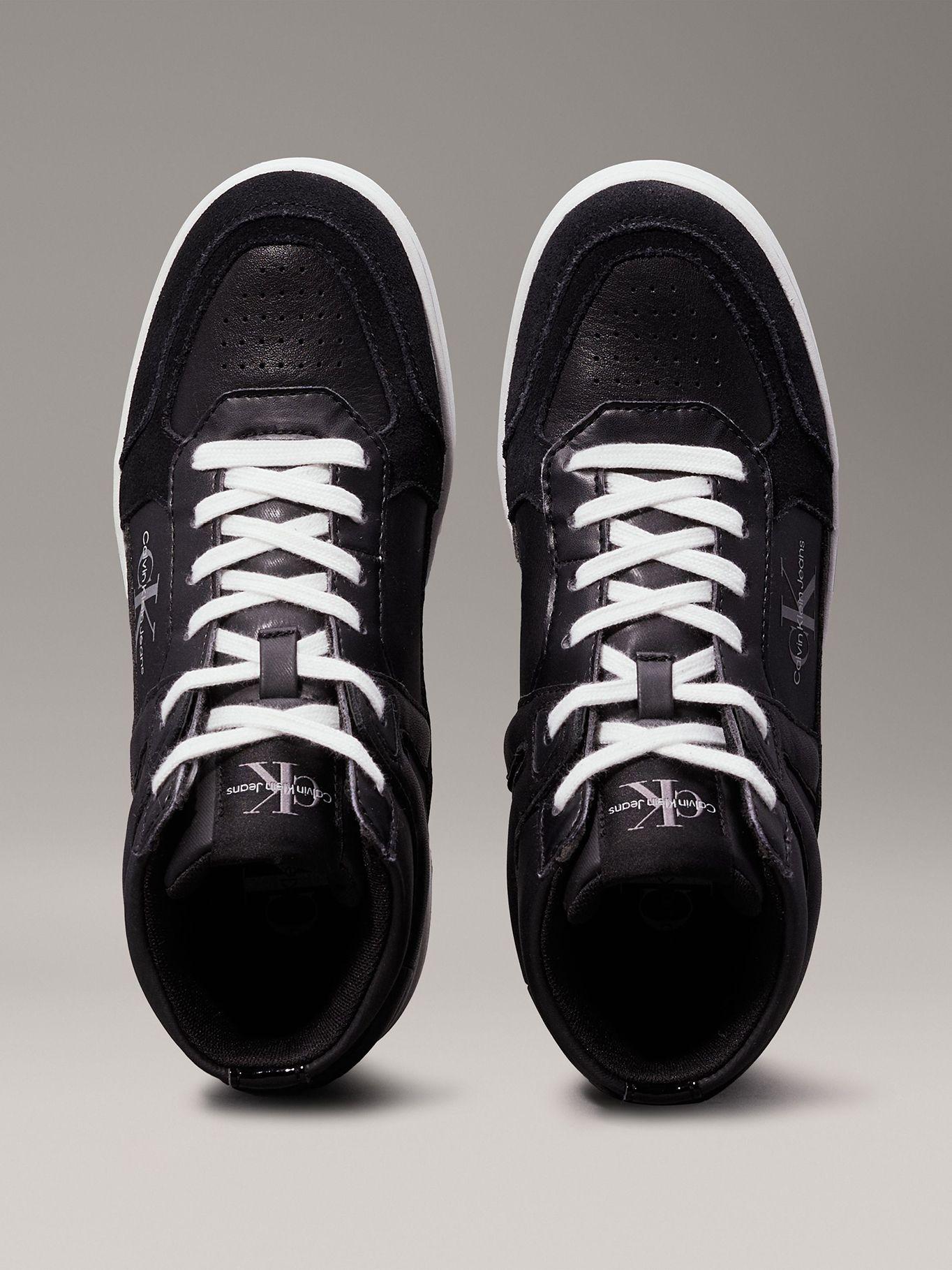 Zapatillas Basket Cupsole High Mix Negro Calvin Klein-2