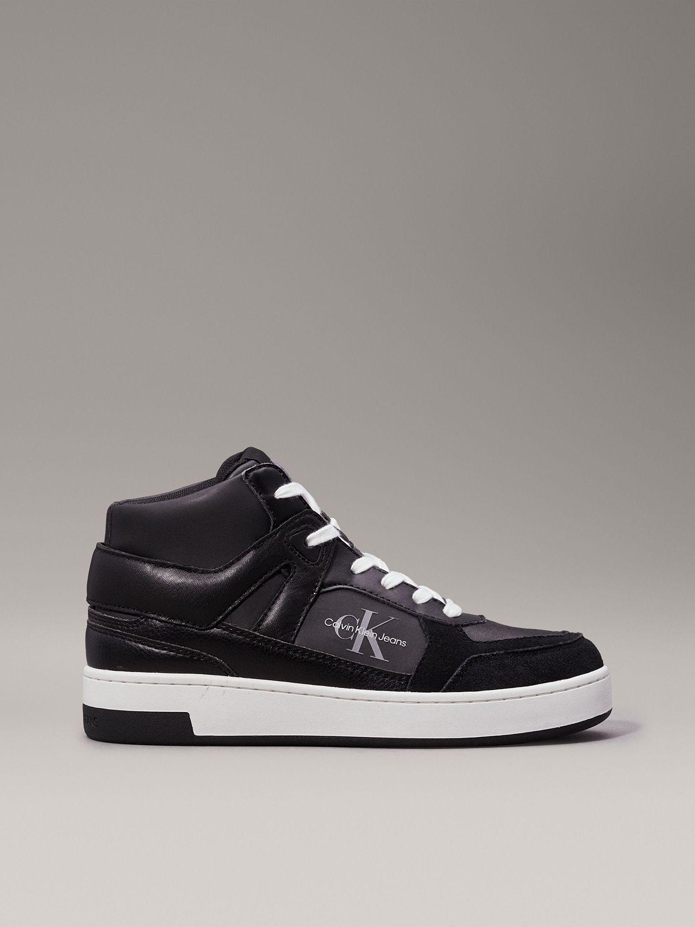 Zapatillas Basket Cupsole High Mix Negro Calvin Klein-4