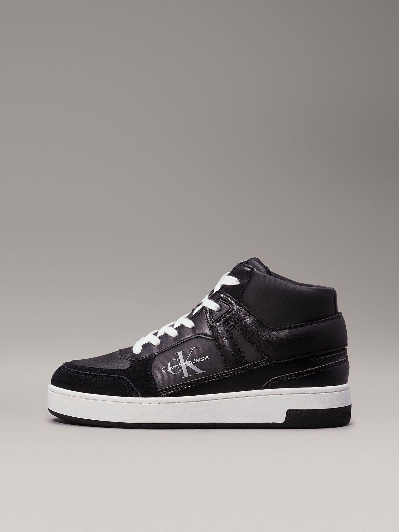 Zapatillas Basket Cupsole High Mix Negro Calvin Klein-5
