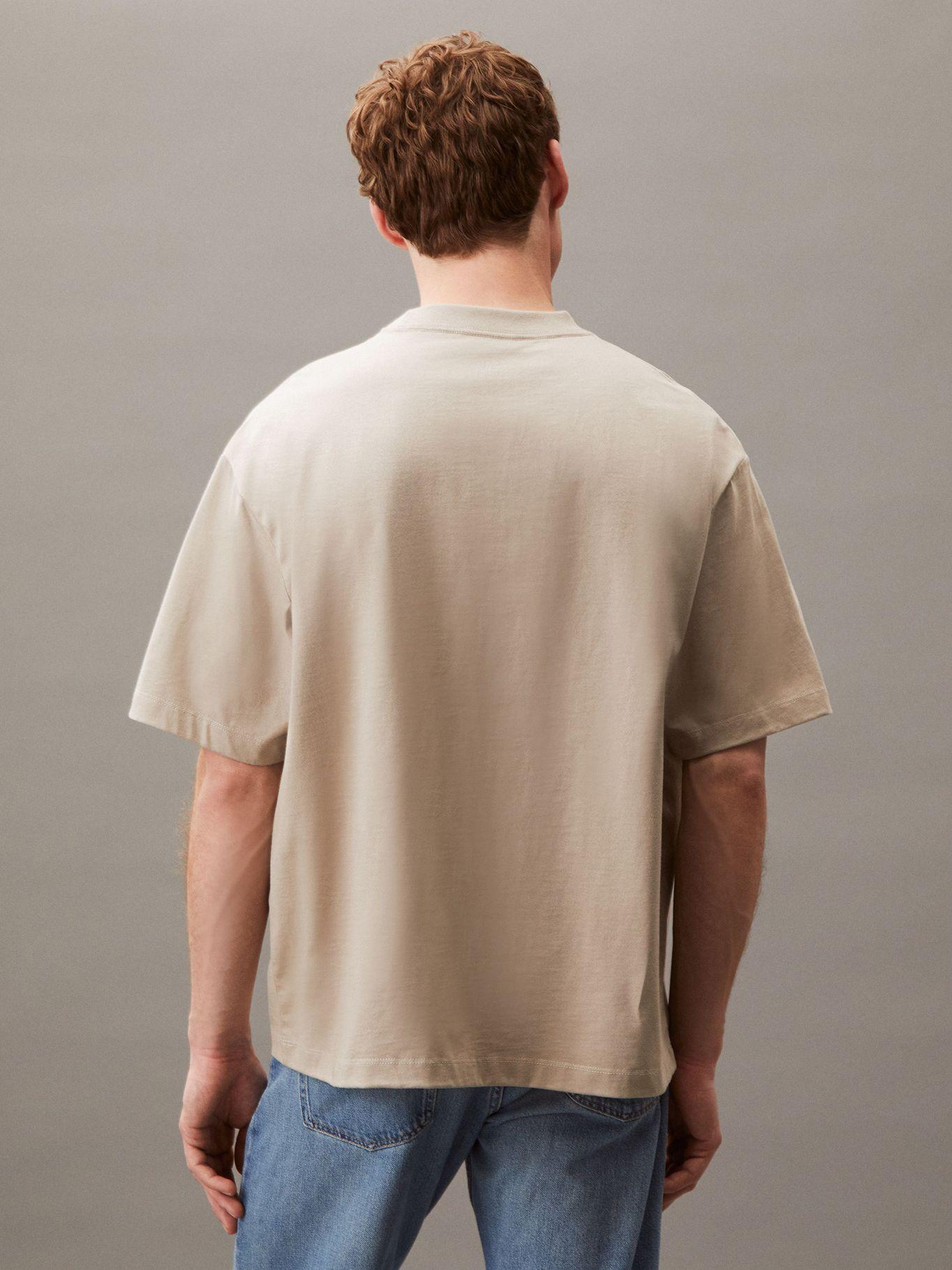 Polera con Logotipo Hero Beige Calvin Klein-2