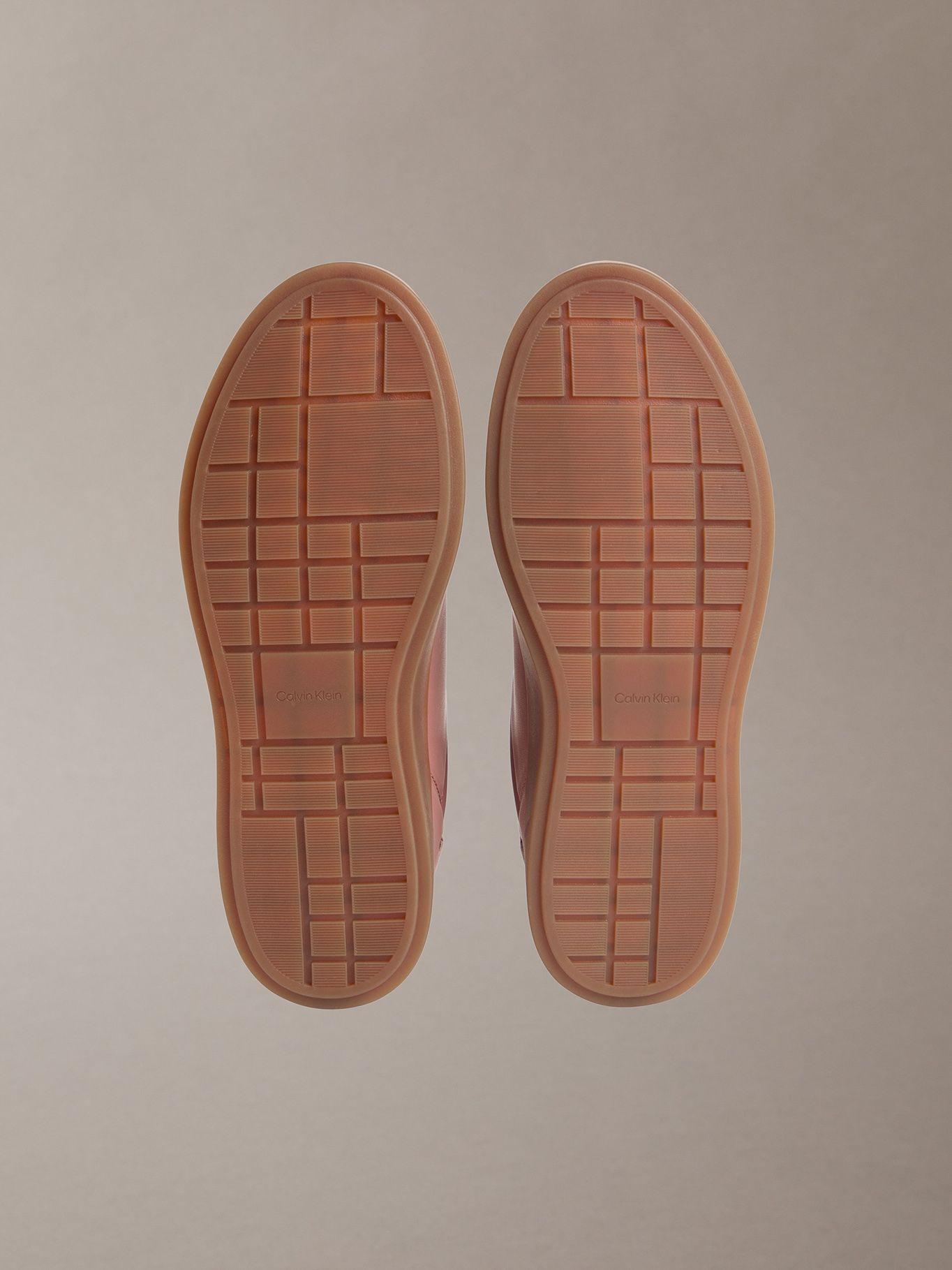 Zapatillas de Cuero Oxford Rosado Calvin Klein Mujer-3