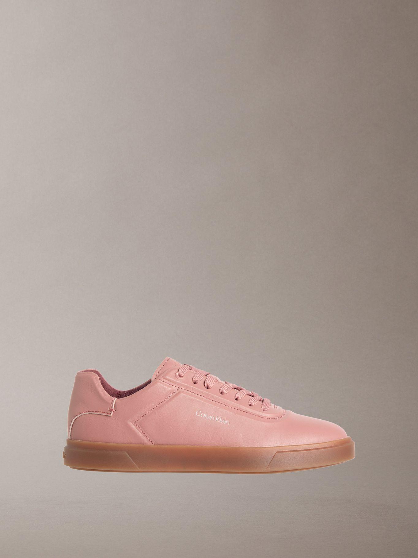 Zapatillas de Cuero Oxford Rosado Calvin Klein Mujer-4